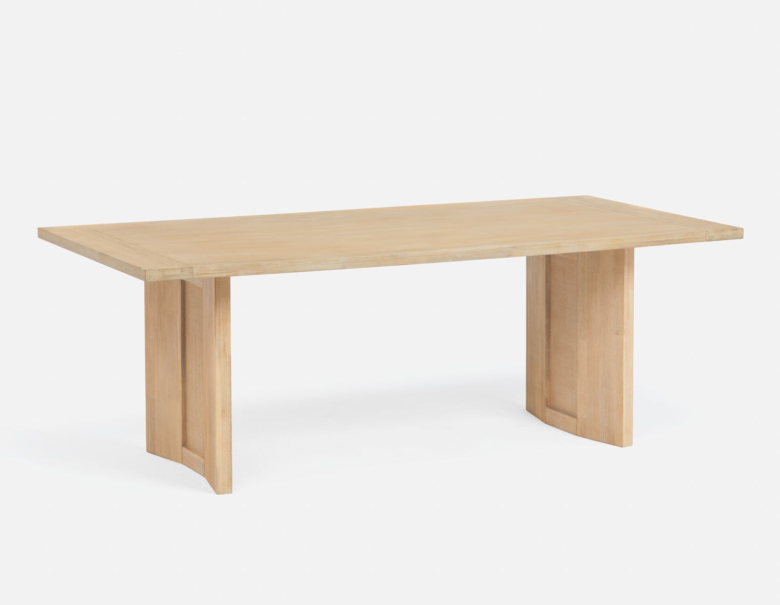 GILLIS - modern farmhouse acacia wood dining table 210 cm - Natural