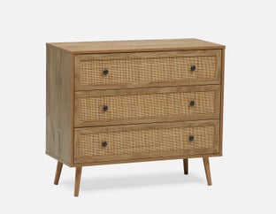 JETT - commode 3 tiroirs - Brun