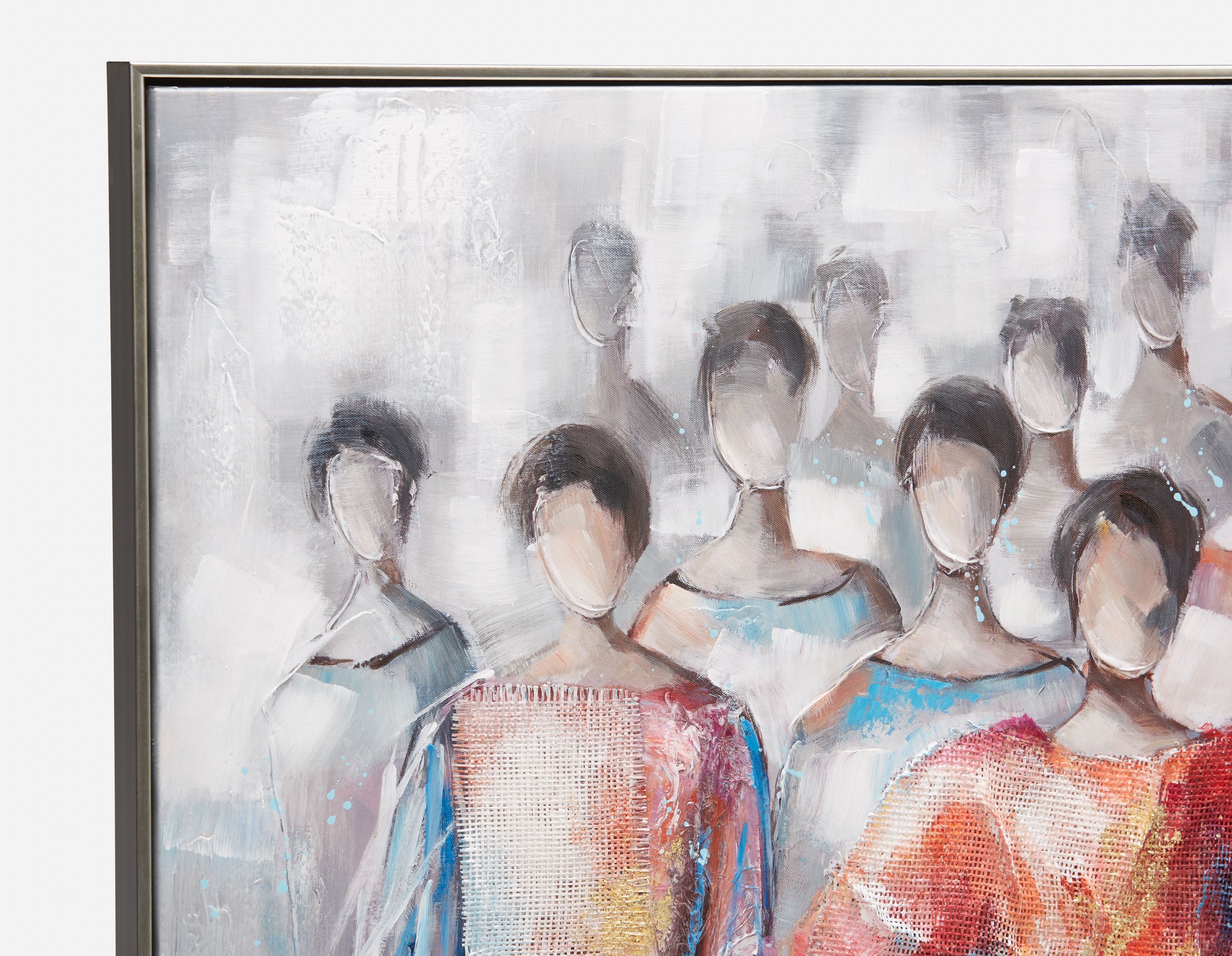 POUVOIR framed hand embellished giclée 90x120cm undefined