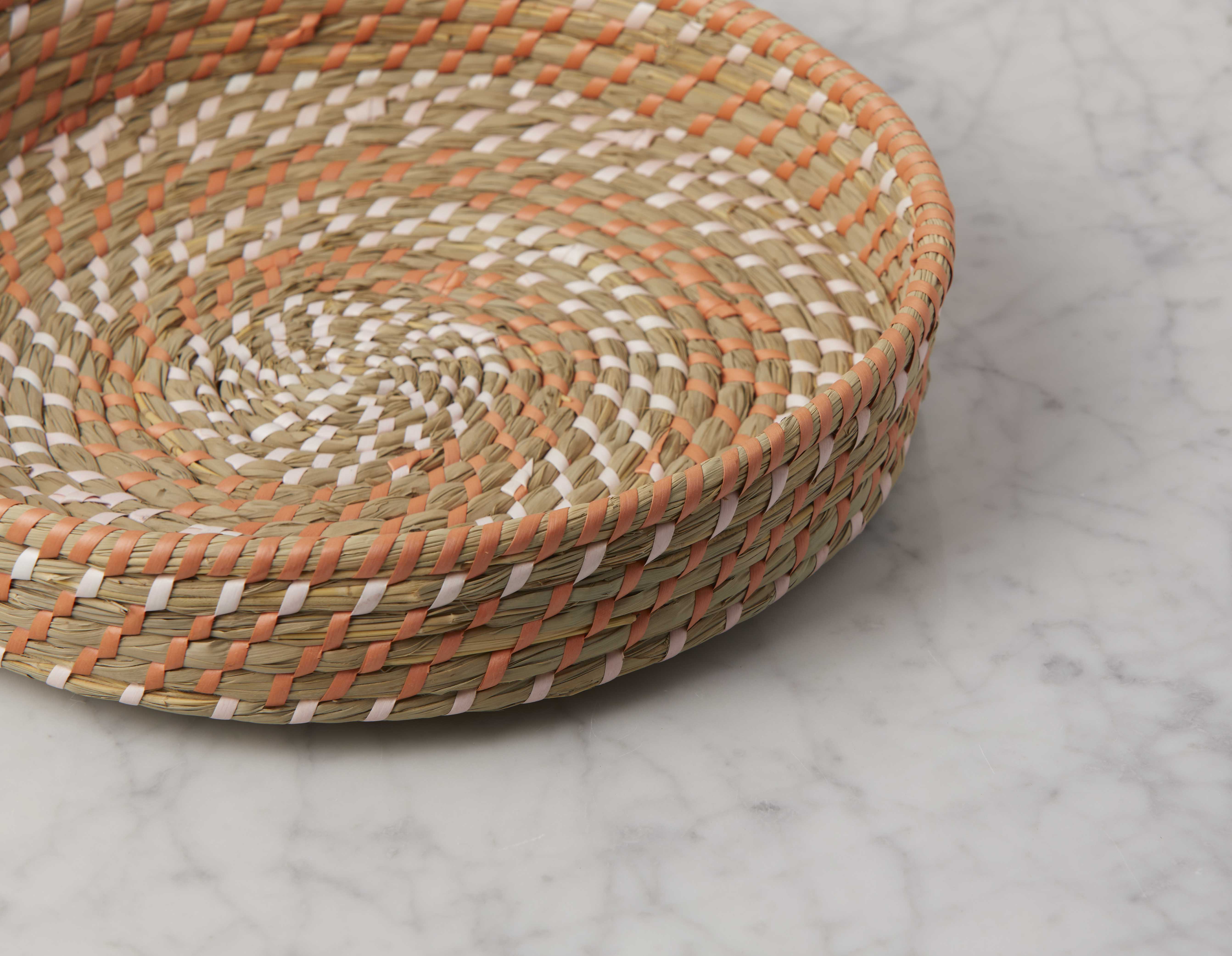 MILLY plateau en tissage d’herbes 35 cm undefined