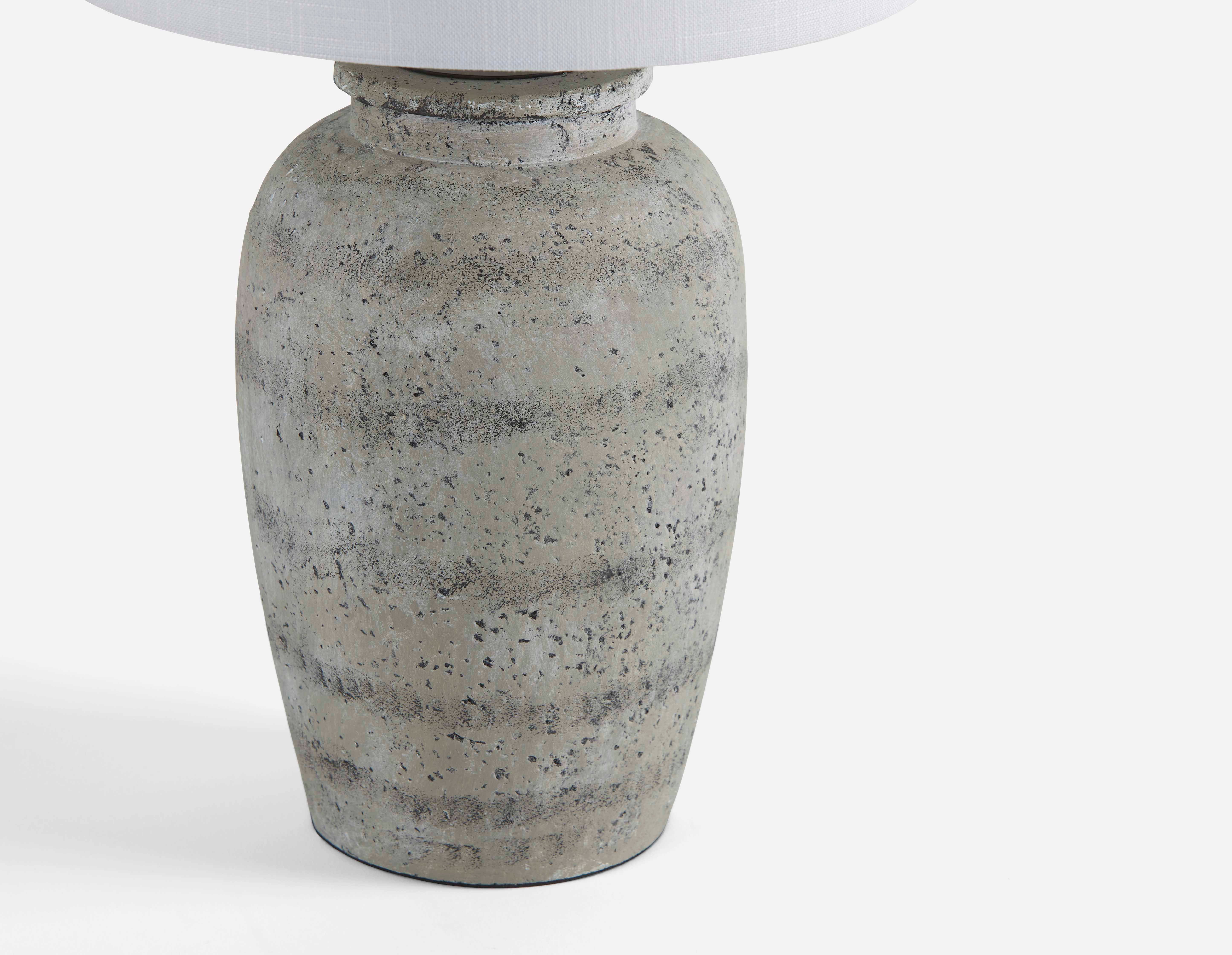 MISAKO cement base table lamp 60 cm height undefined