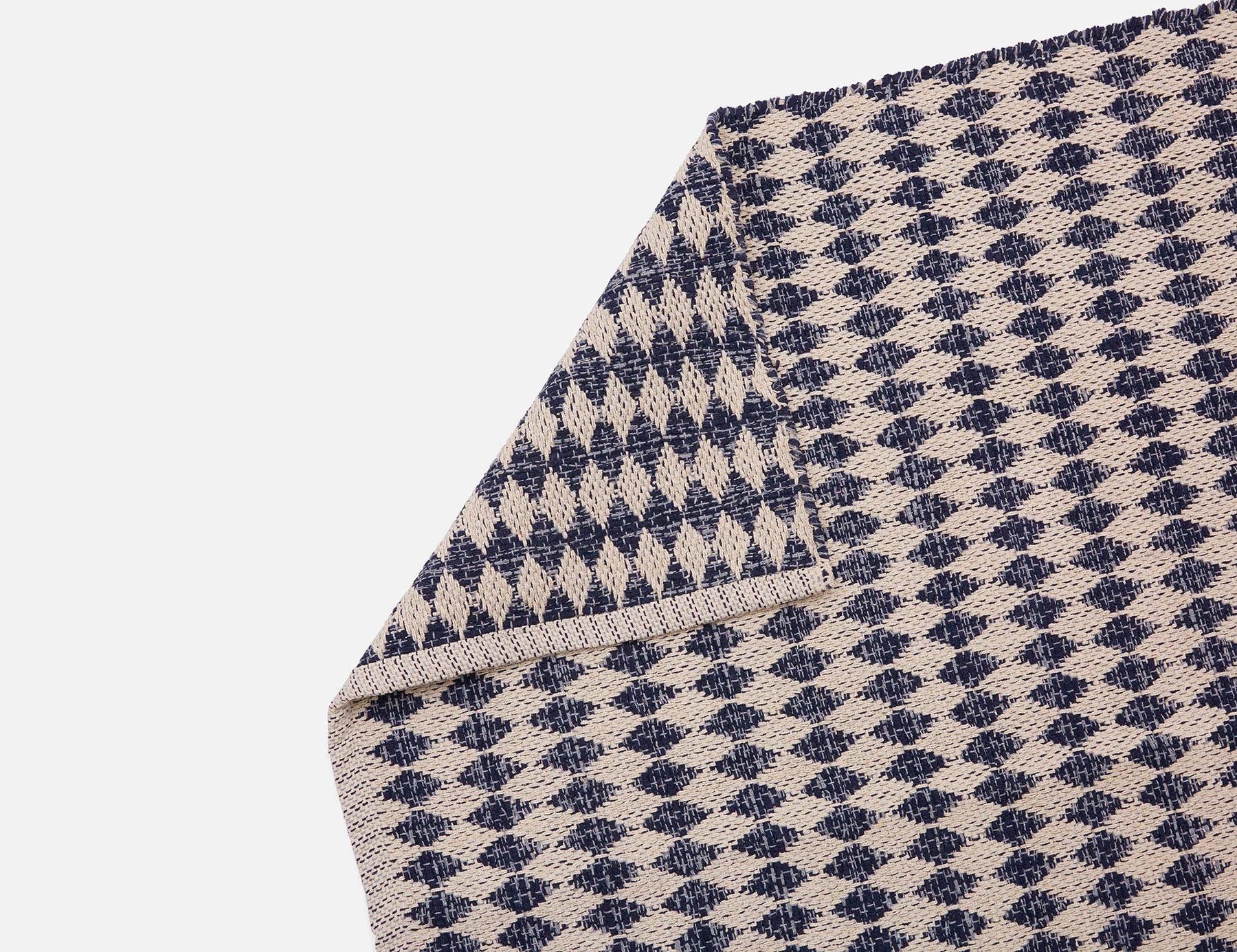 FEDERI woven cotton rug 122 cm x 183 cm undefined