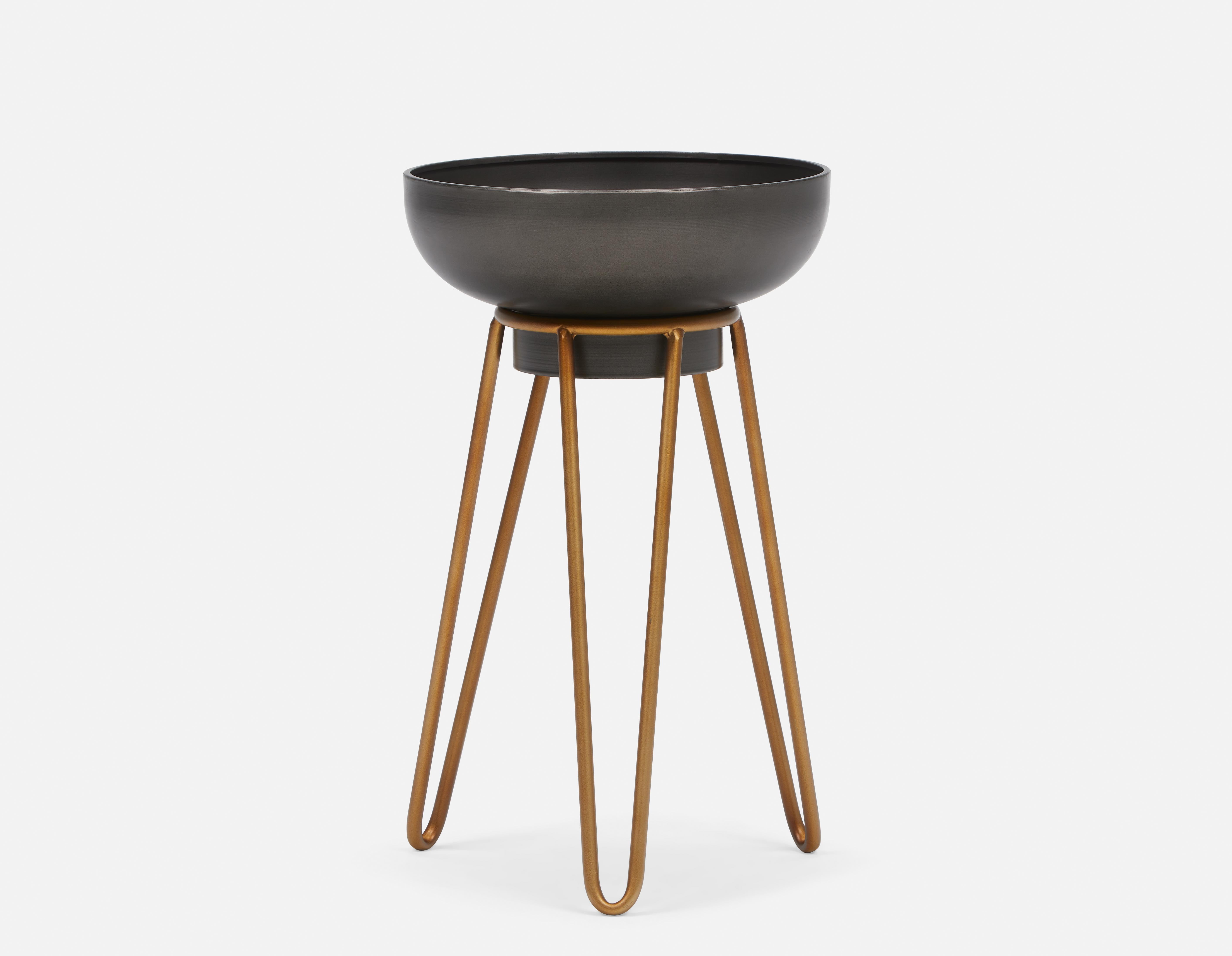 KUSHINA cache-pot en métal et support 60 cm undefined