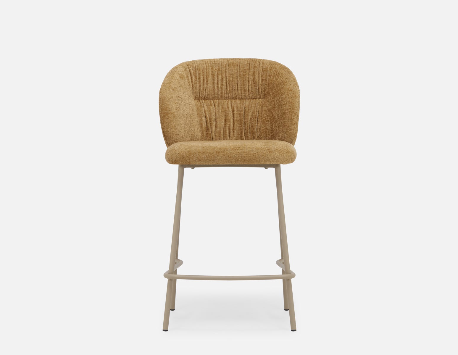 ELODI contemporary counter stool with backrest 66cm undefined