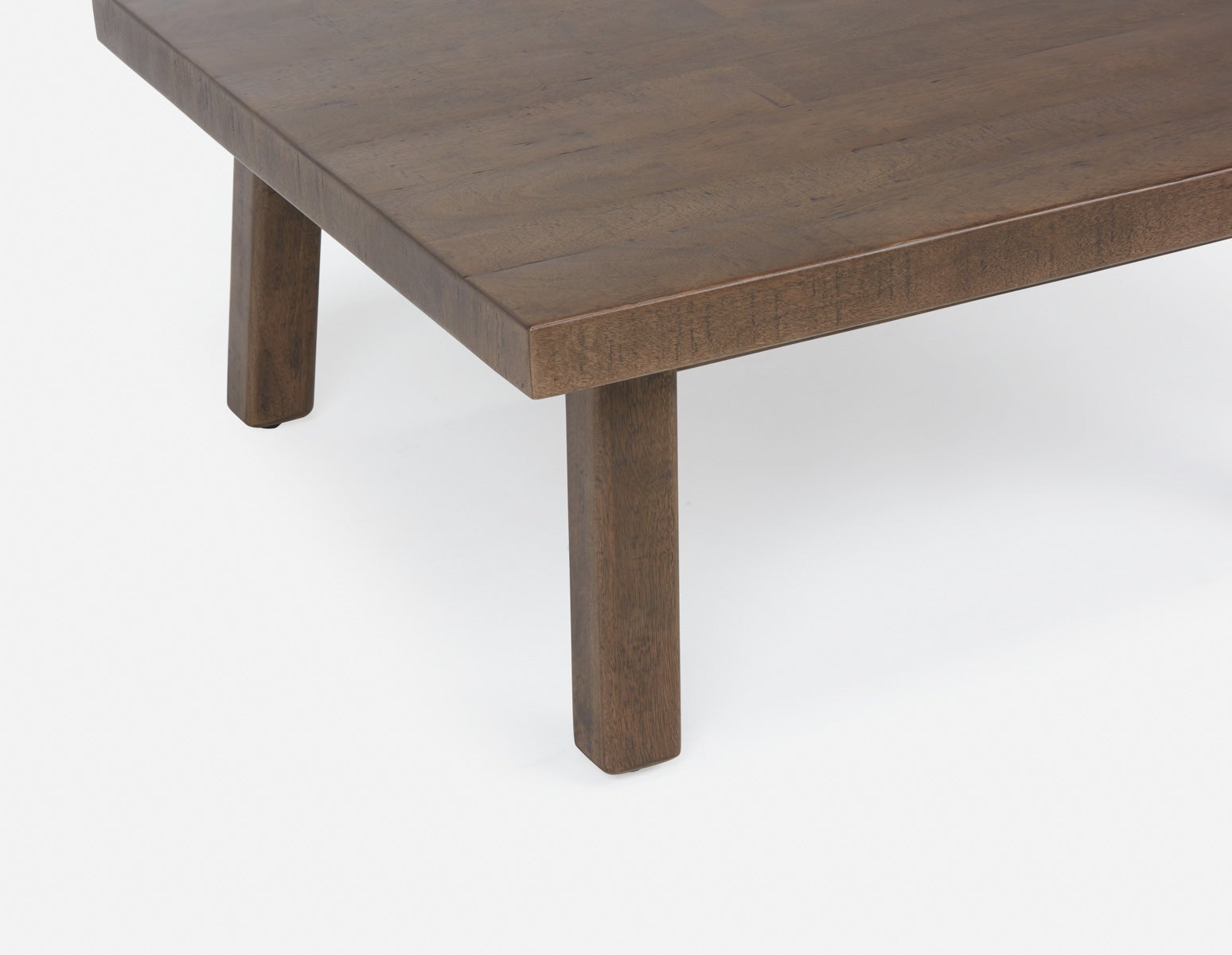THESSALIA distressed solid mango wood coffee table 90 cm undefined