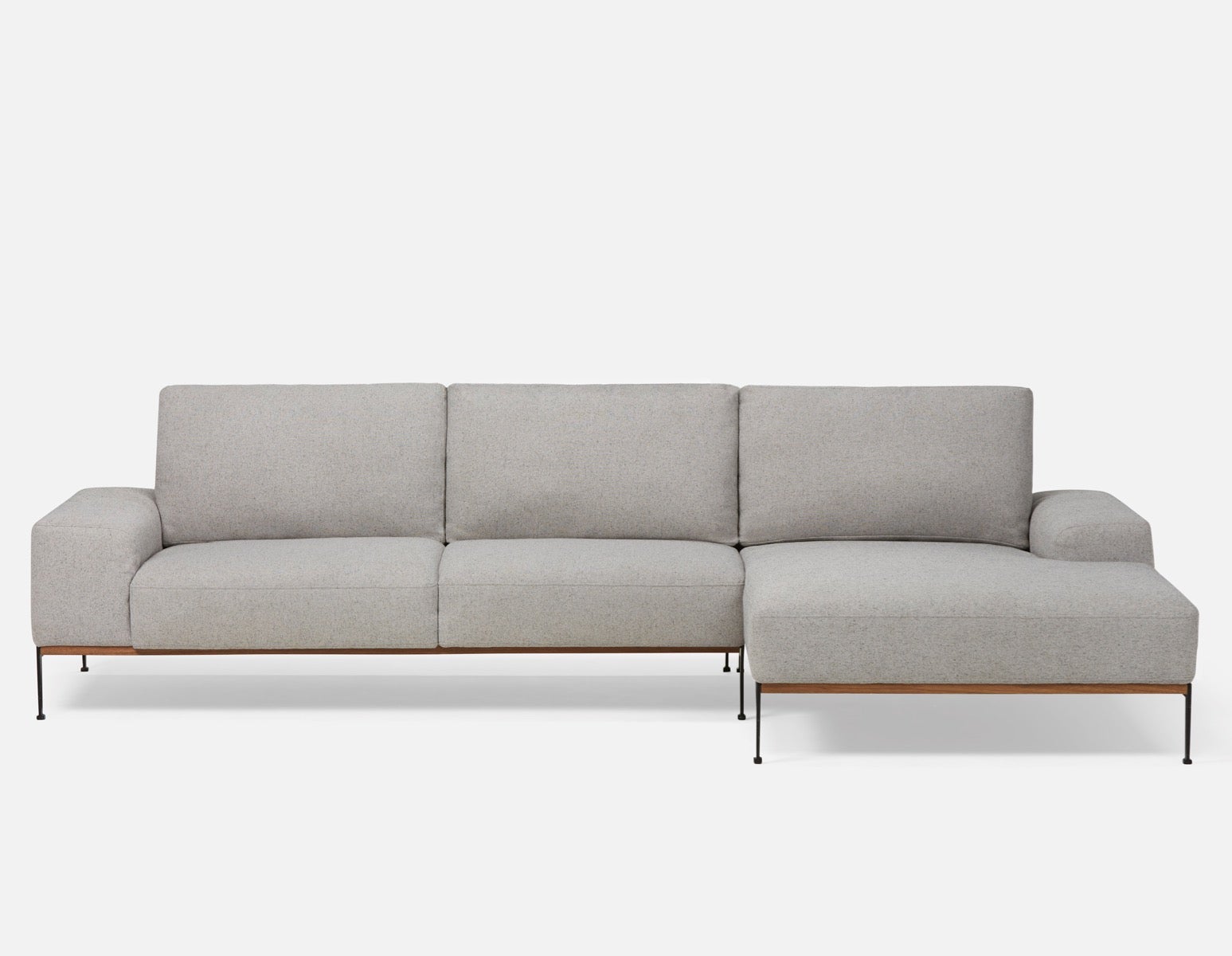 PRESTON modern right-facing sectional sofa undefined