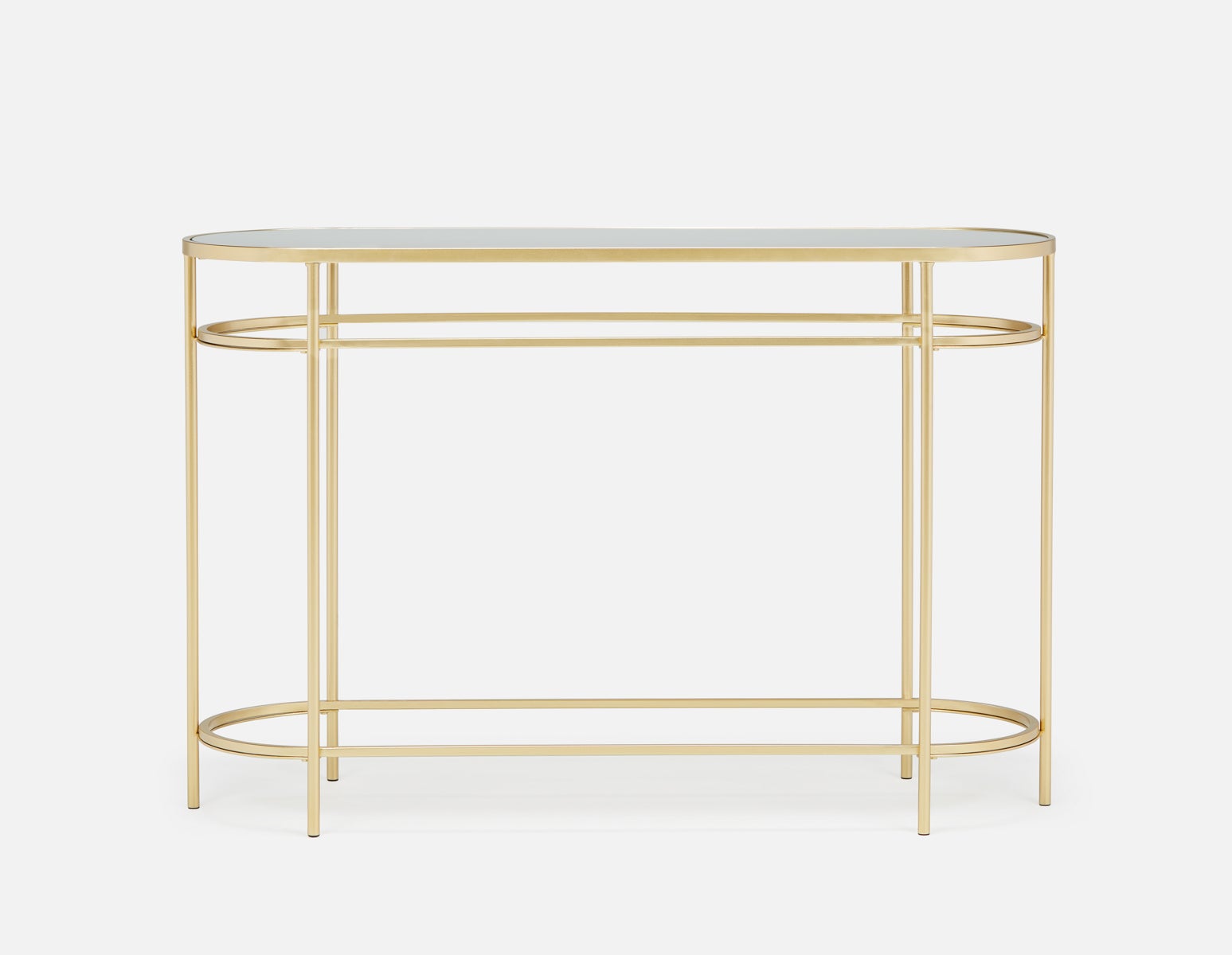 PETE mirrored top console table 120 cm undefined