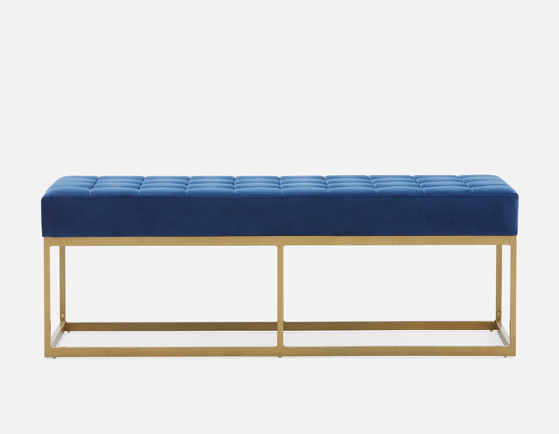 TADEO banc en velours capitonné 122 cm undefined
