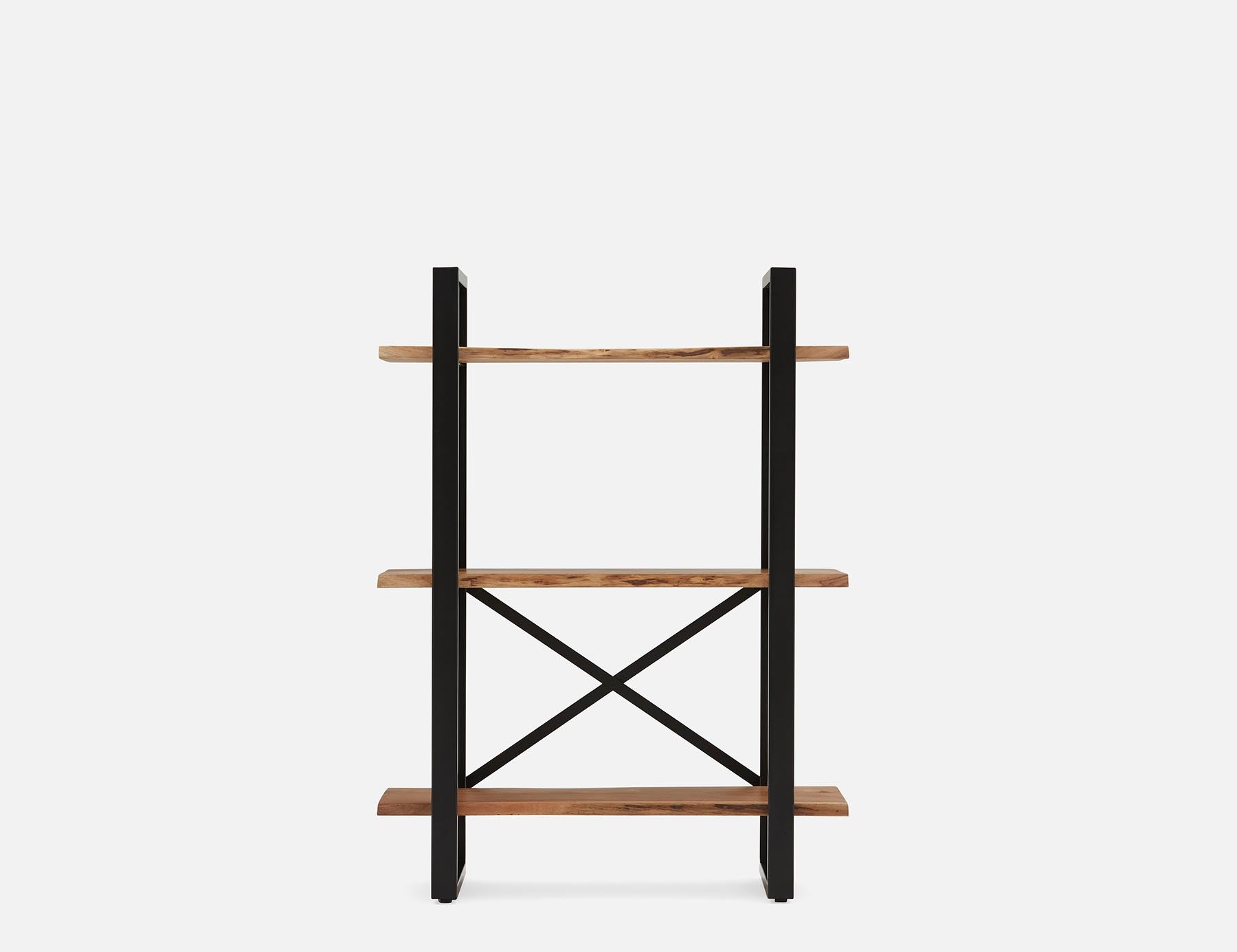 RENO acacia wood 3-tier bookcase undefined