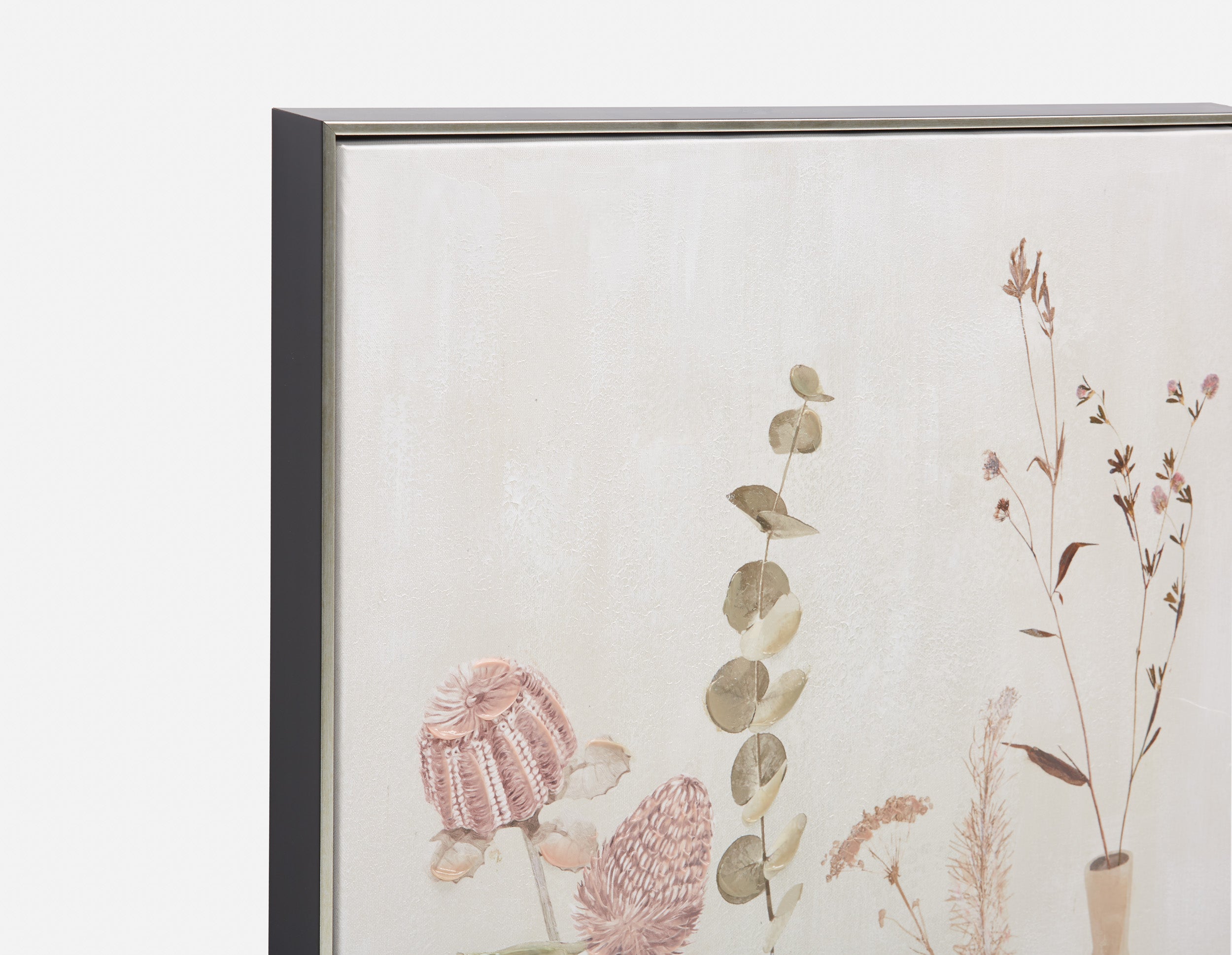FLORA I framed hand embellished giclée 60x90cm undefined