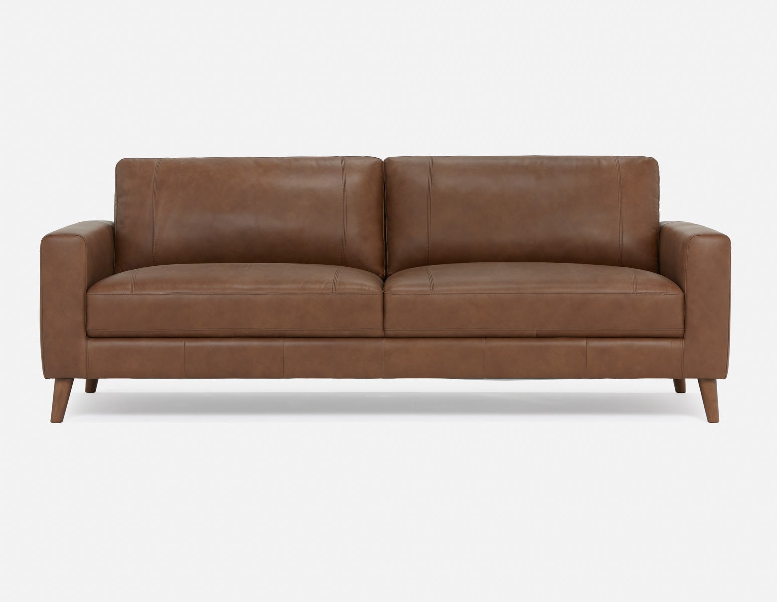AMARI 100% leather classic 3-seater sofa undefined
