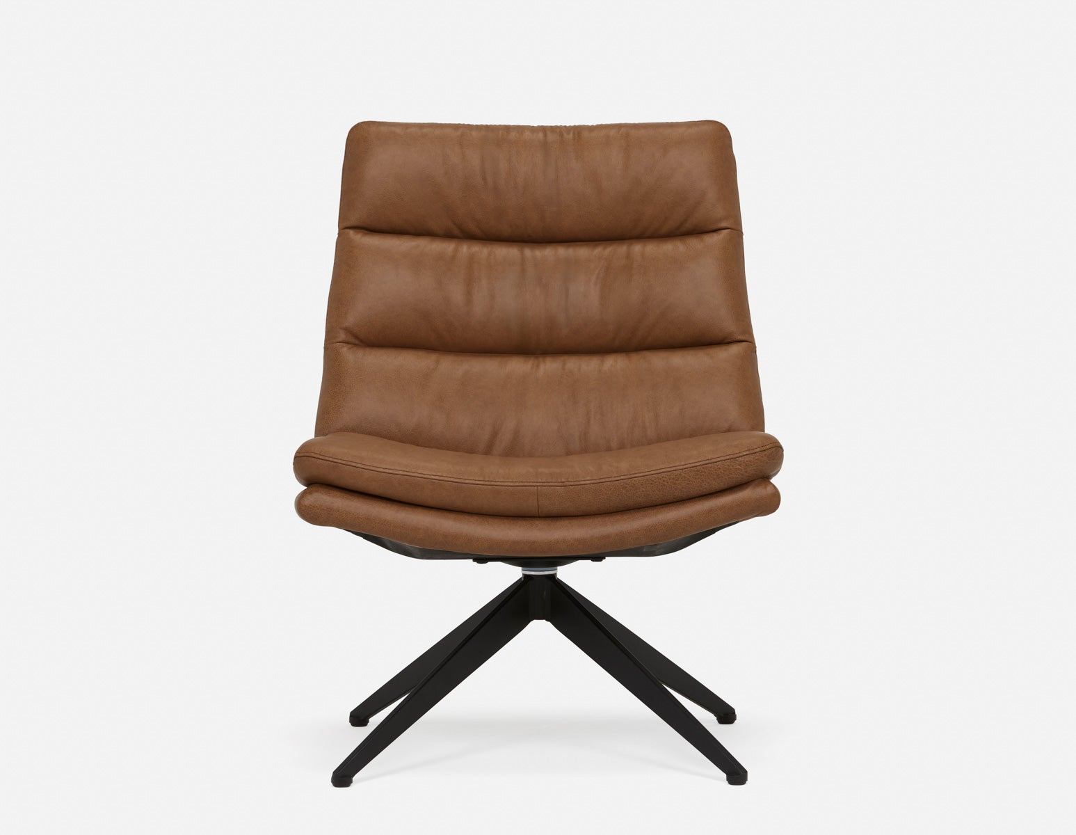 DORADA 100% leather swivel armchair undefined
