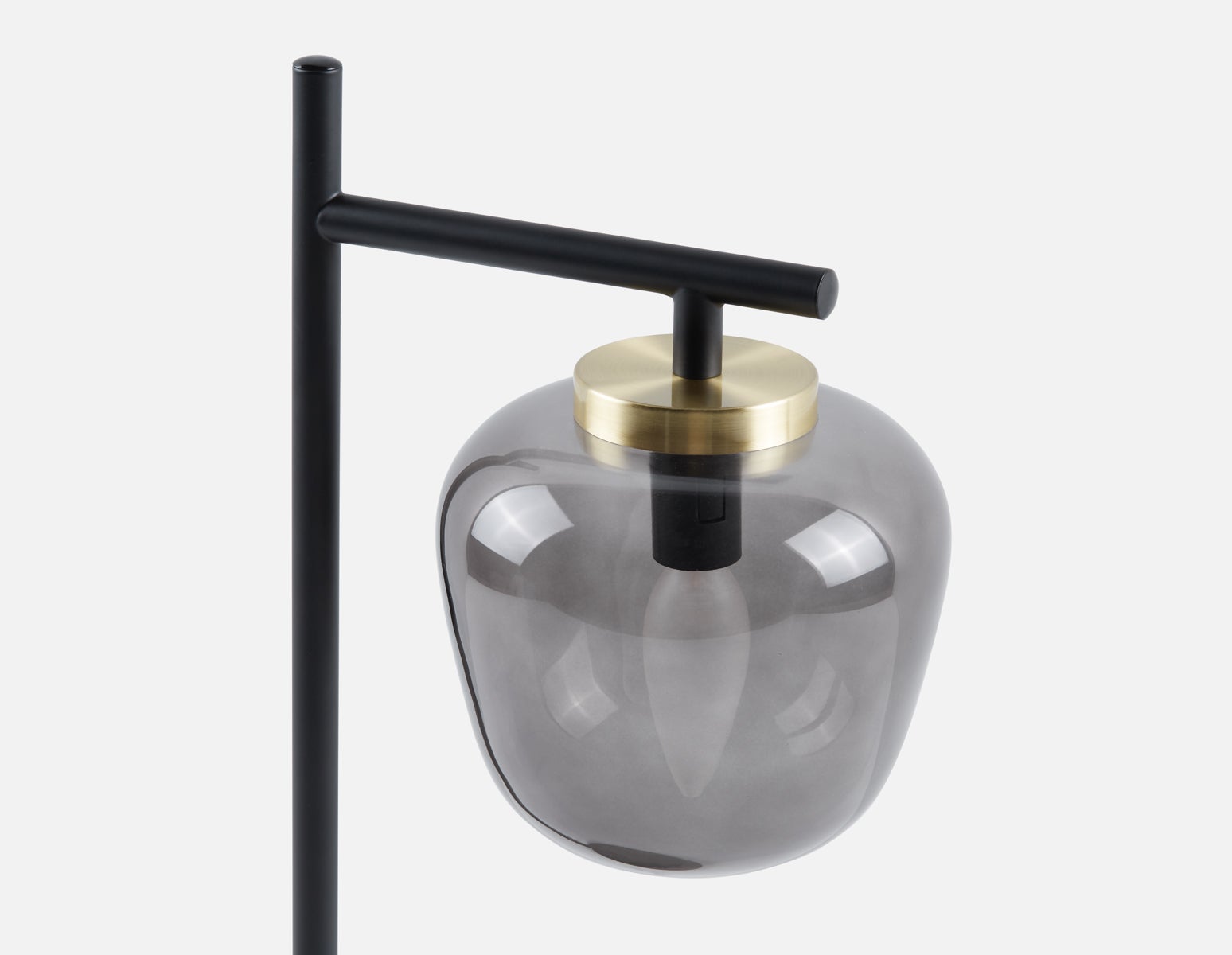 ILLUMI sculptural glass on stem modern table lamp 53cm undefined