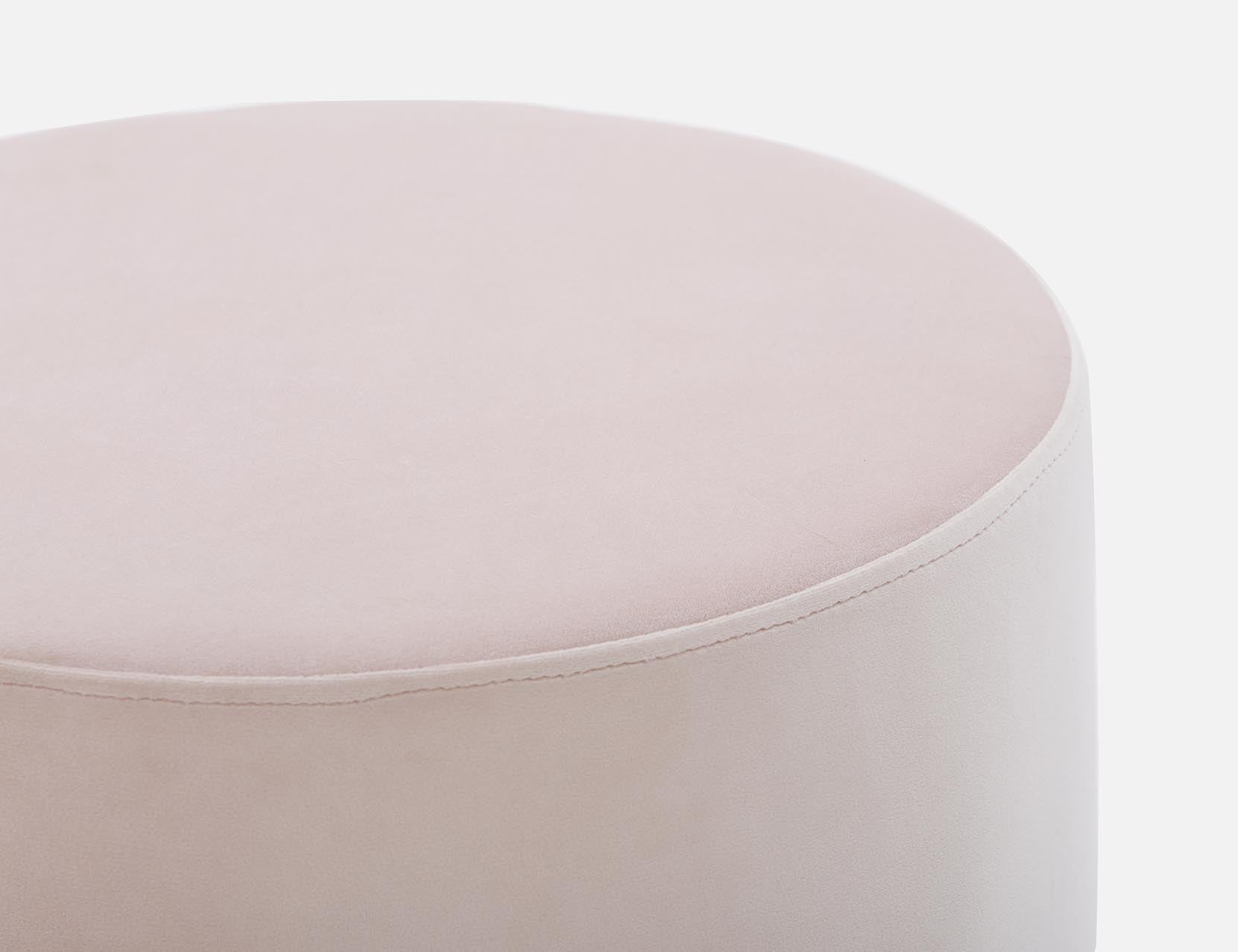 KEIRA velvet ottoman undefined