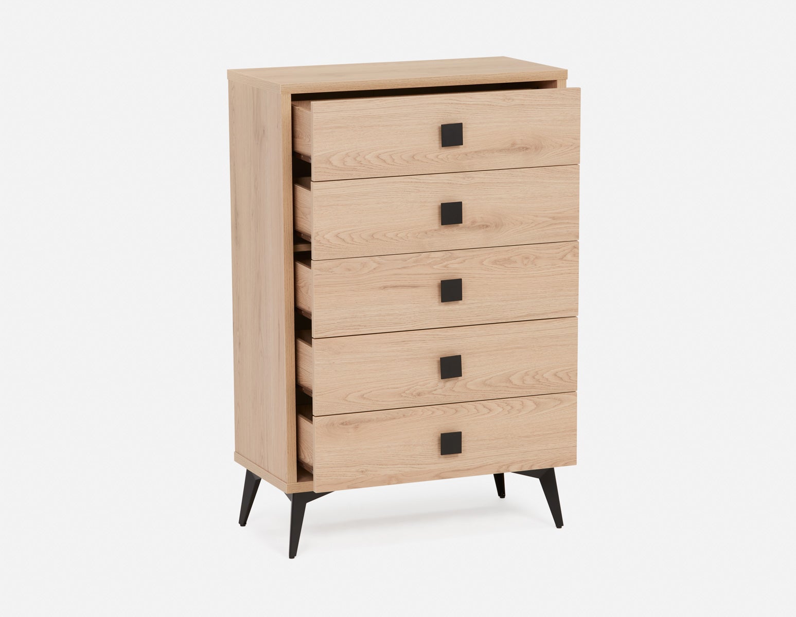KIERA commode 5 tiroirs moderne du milieu du siècle undefined