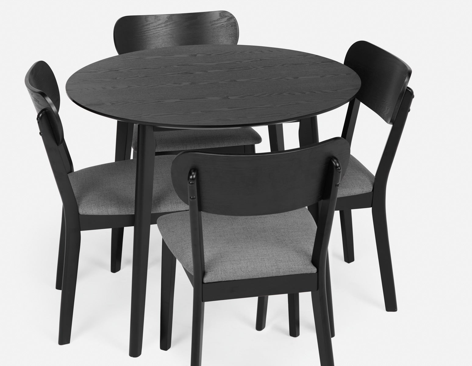 MONIKA mid-century modern 5-piece dining set undefined