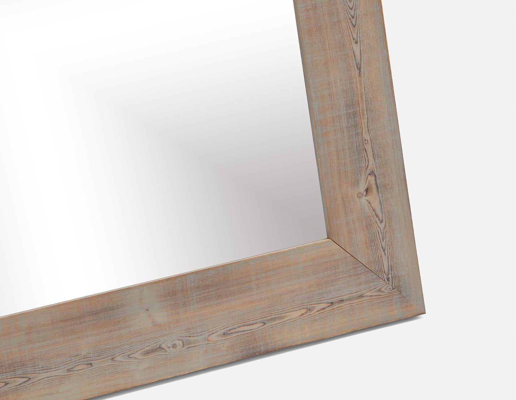 NOURA mirror with pine wood frame 83 cm x 114 cm undefined