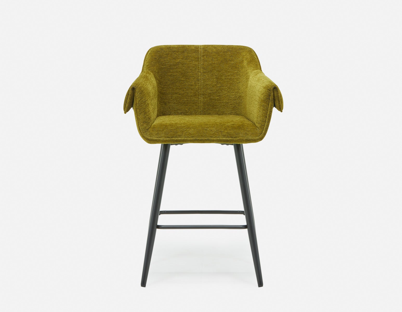 RALPH mid-century upholstered counter stool 66cm undefined