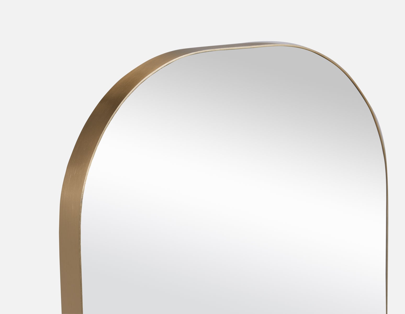 DENNES miroir ovale en acier inoxydable 50 cm x 120 cm undefined