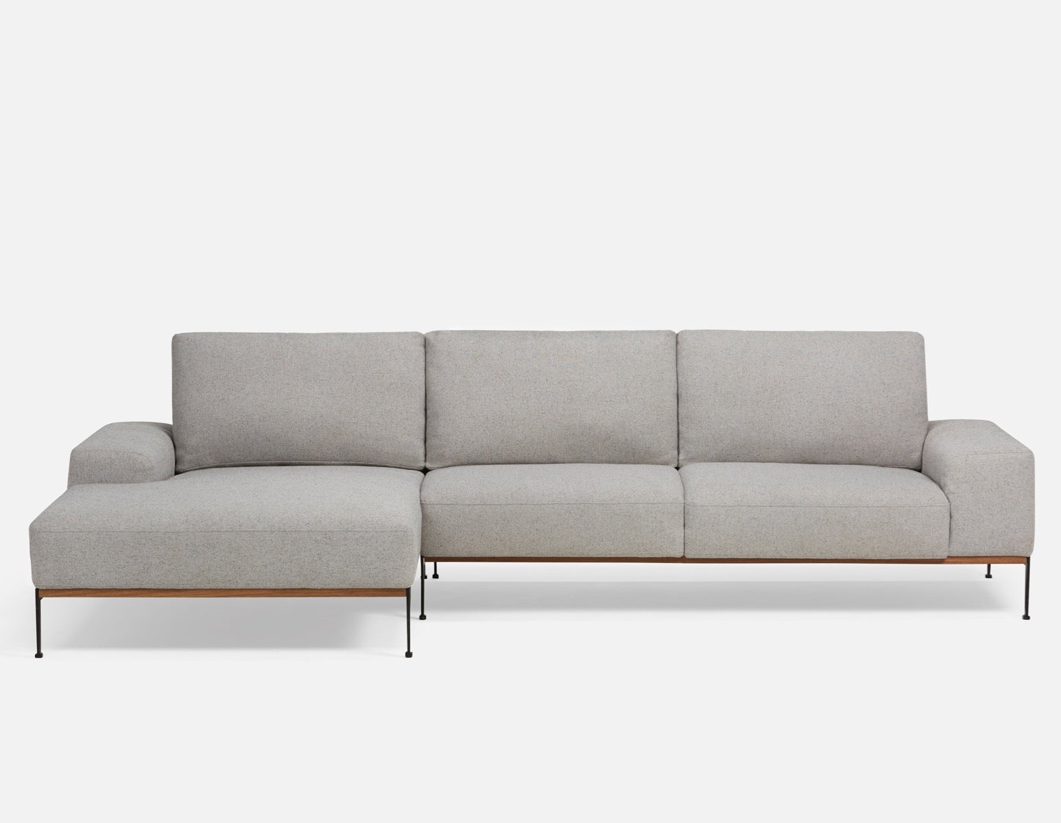 PRESTON modern left-facing sectional sofa undefined