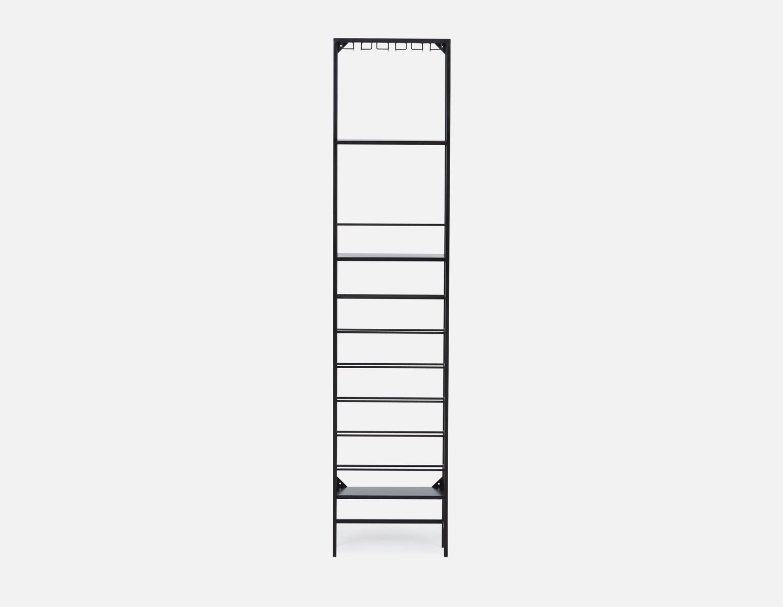 JAZZ contemporary metal wine rack 40x180cm undefined