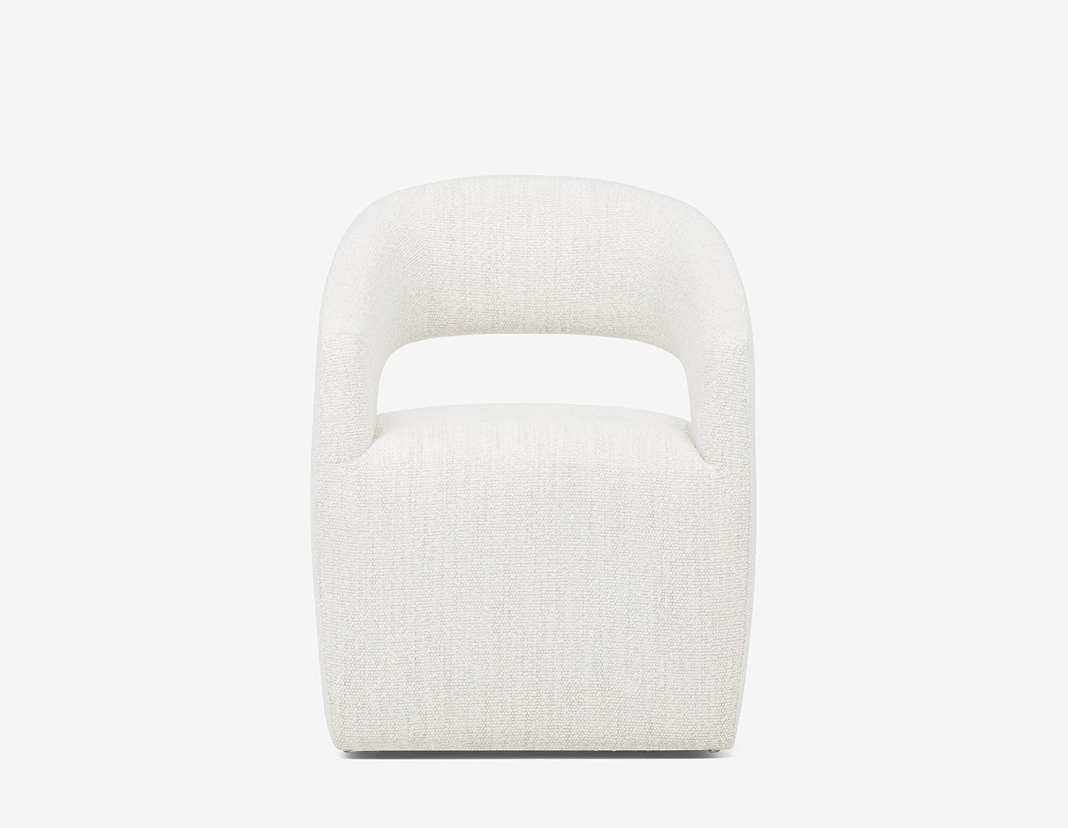 TIVOLI modern contemporary dining chair on casters undefined