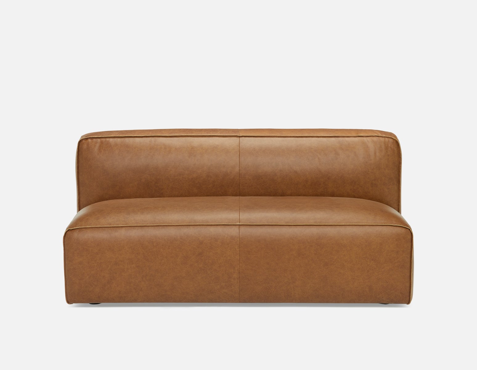 MONTE 100% leather classic loveseat sofa undefined