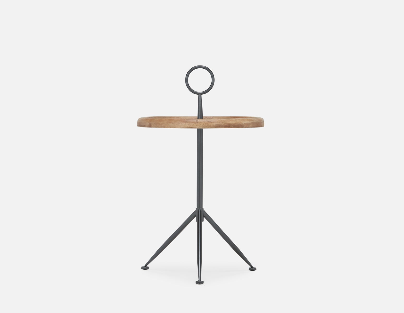 ELLIE mid-century modern round end table 43cm undefined