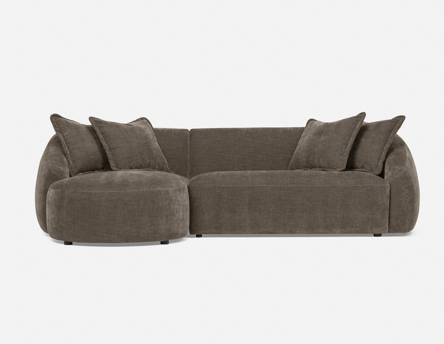 DOYER modern left-facing sectional sofa undefined