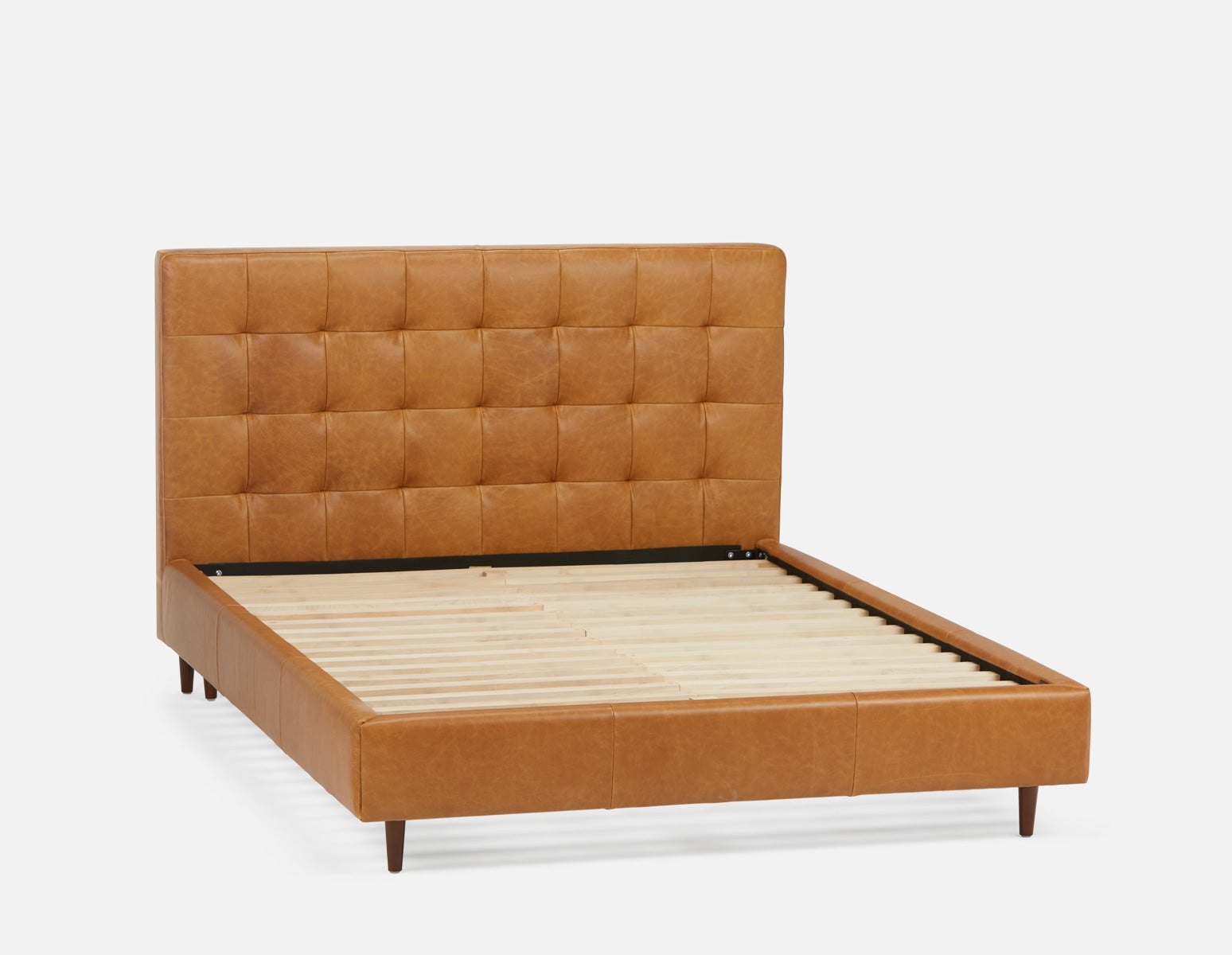 KINSEY leather queen size bed undefined