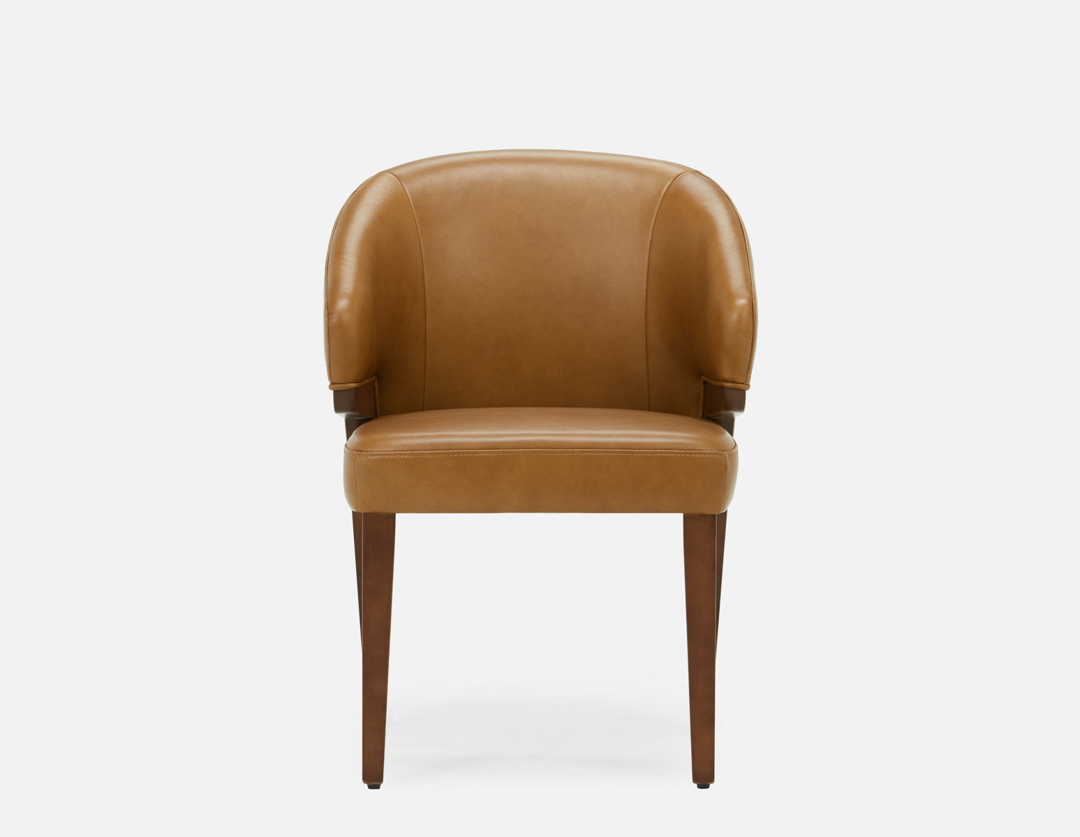AKSEL leather dining chair undefined