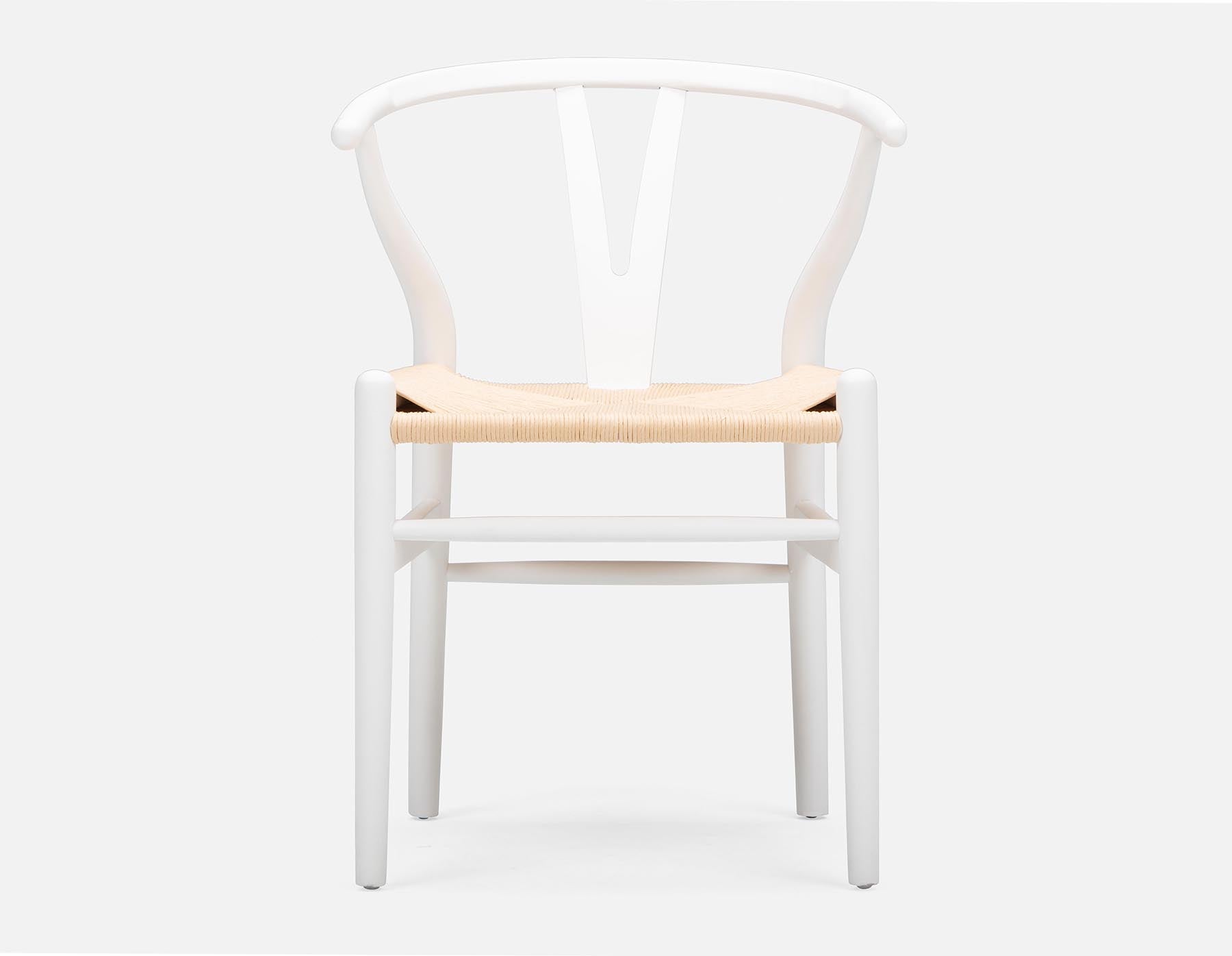 DENMARK chaise de salle à manger en bois d'hêtre et en corde tissée undefined