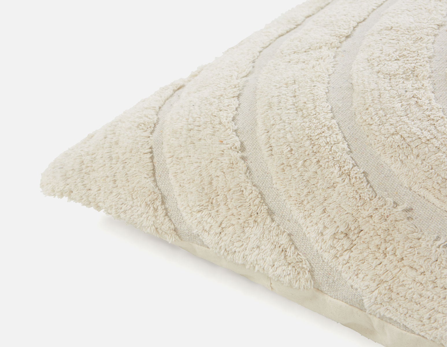 PURI coussin touffeté en coton 32" x 32" undefined