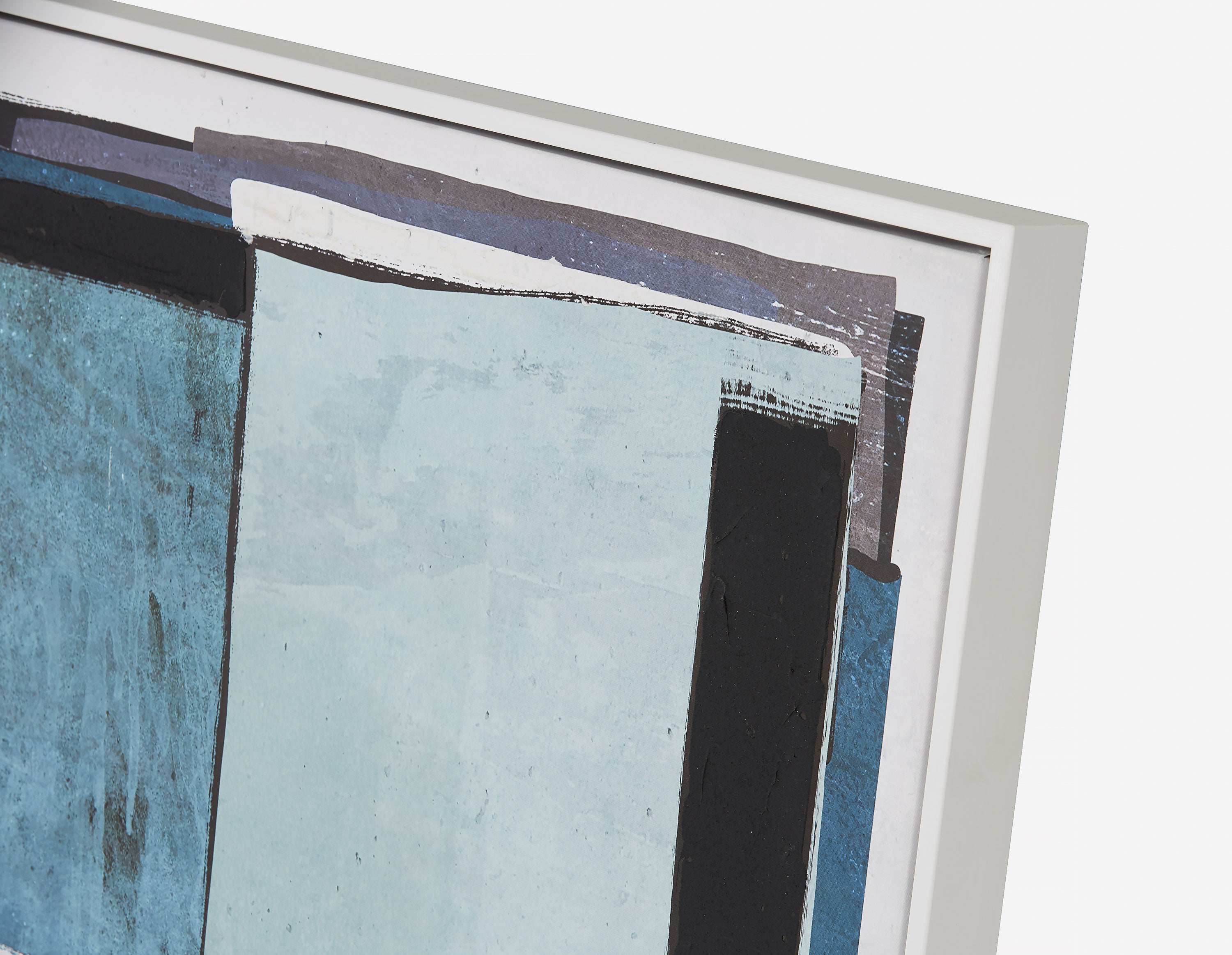BLU framed hand embellished giclée 80x120cm undefined