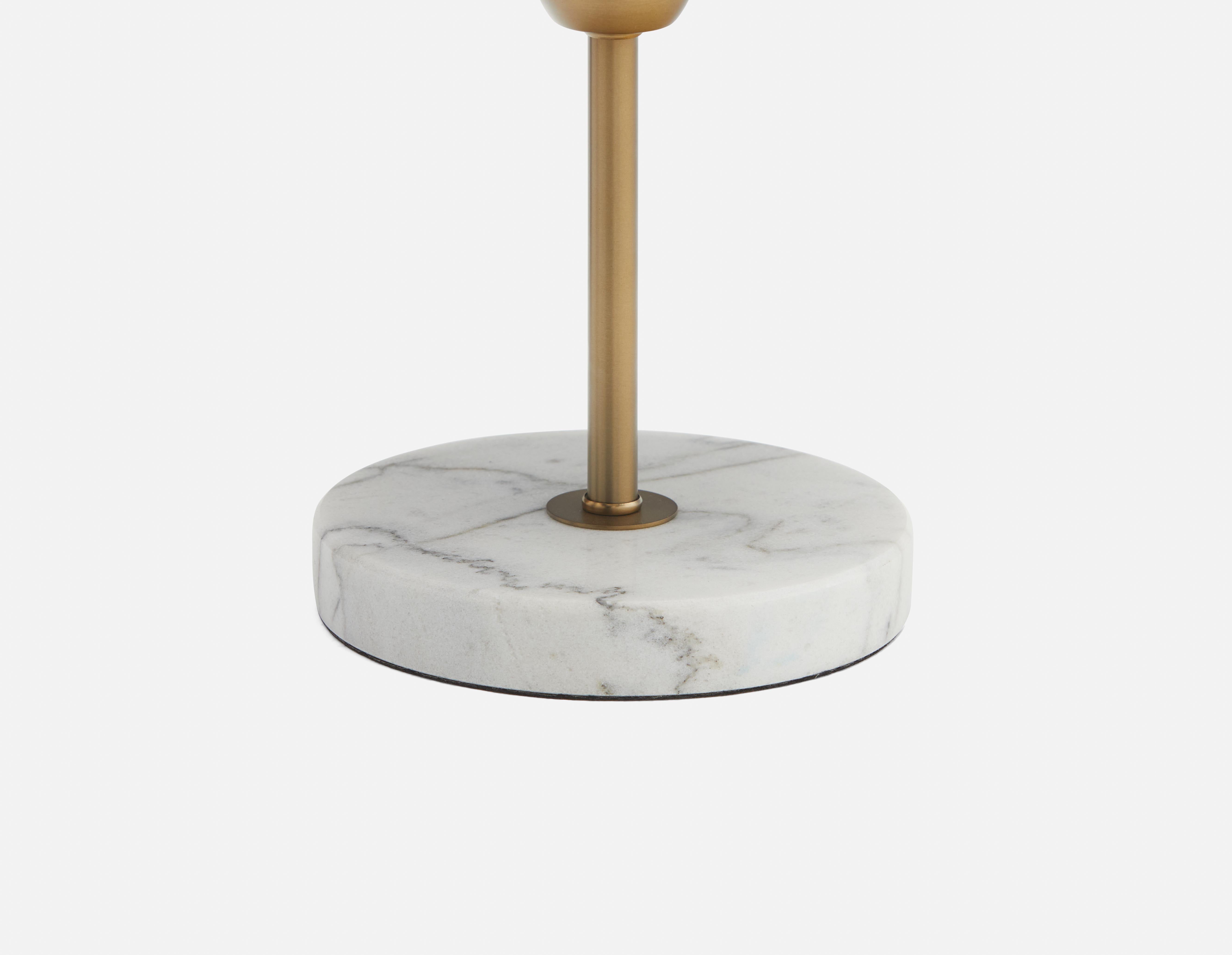 ILIANA table lamp with marble base 43 cm height undefined