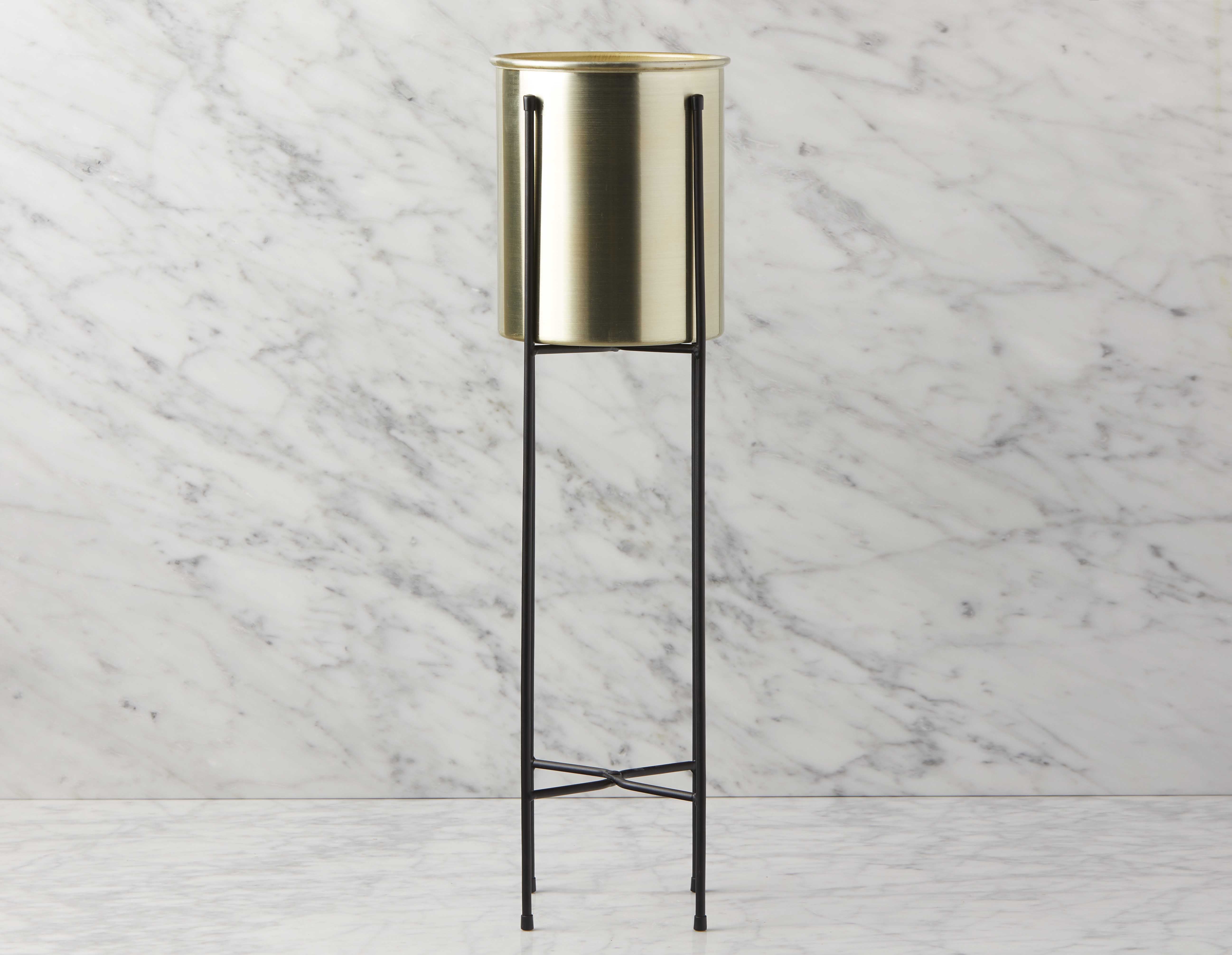 LAURI metal planter with stand 68 cm undefined