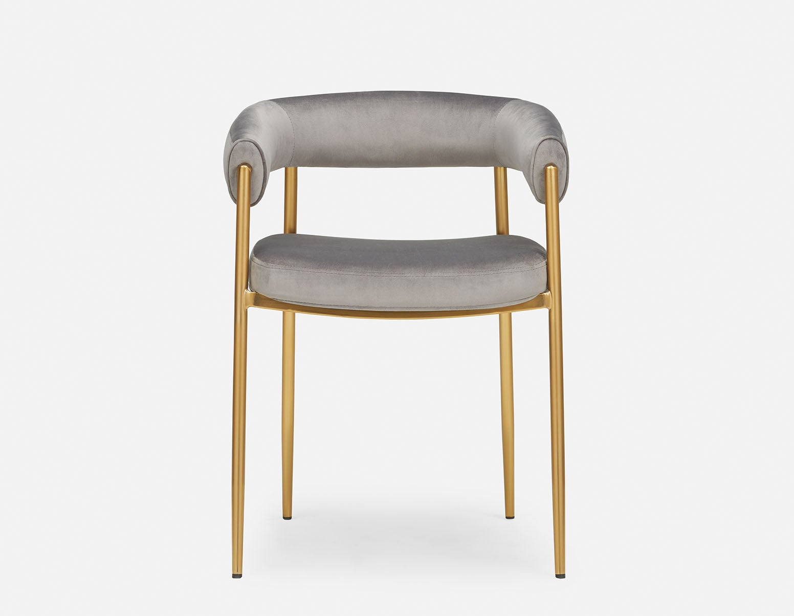 TAURO velvet chair, gold plated frame undefined