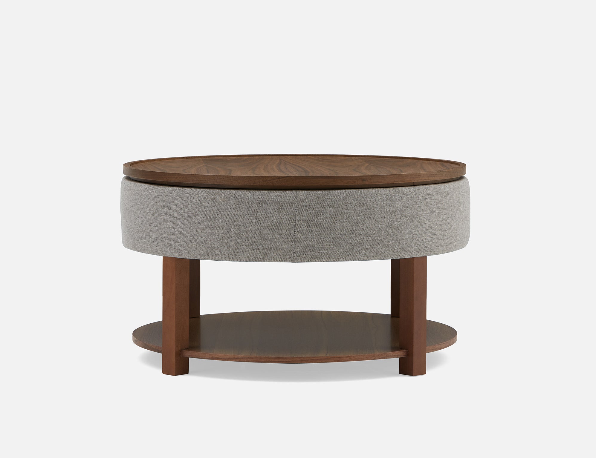 DAMIAN wood veneer lift-top coffee table with storage 84 cm undefined