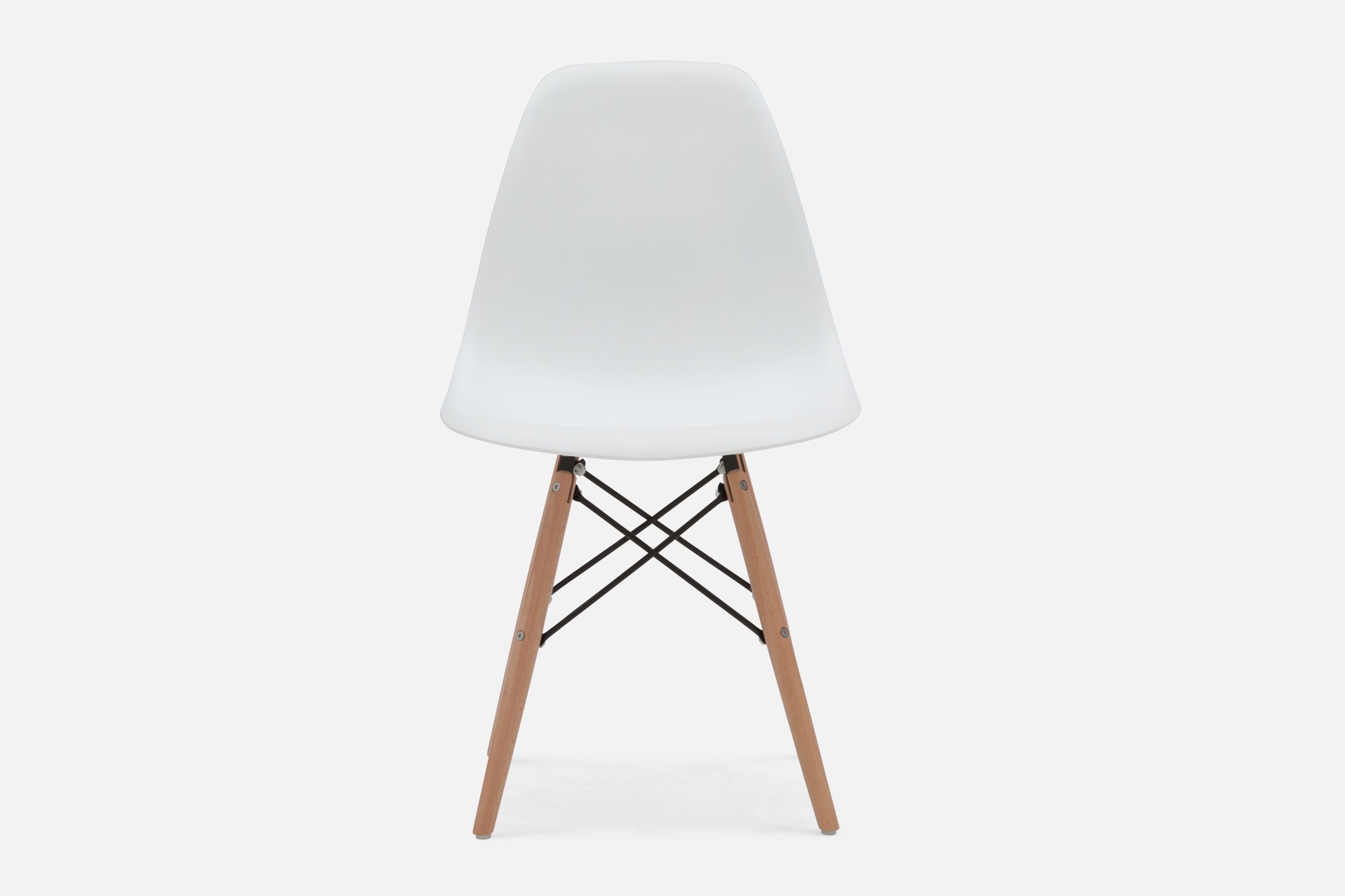 EIFFEL mid-century modern chair with solid beech wood legs undefined