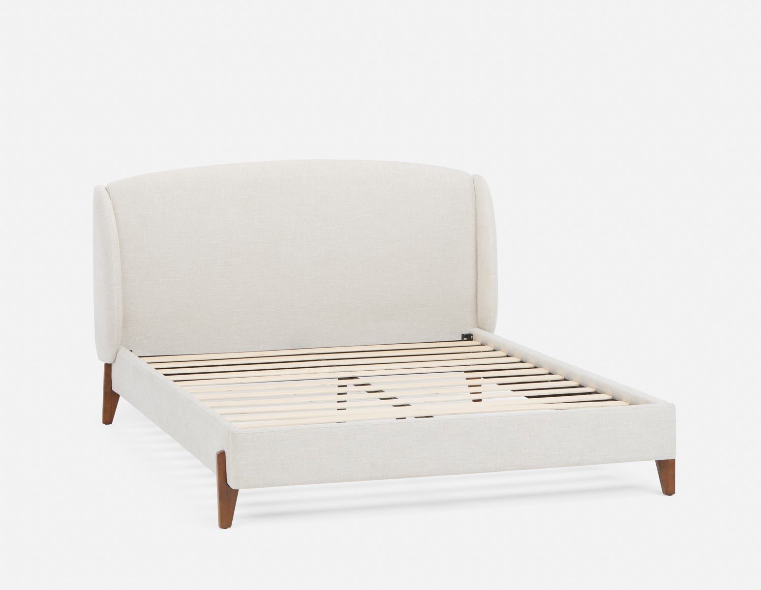 MARCIA mid-century modern upholstered queen size bed undefined