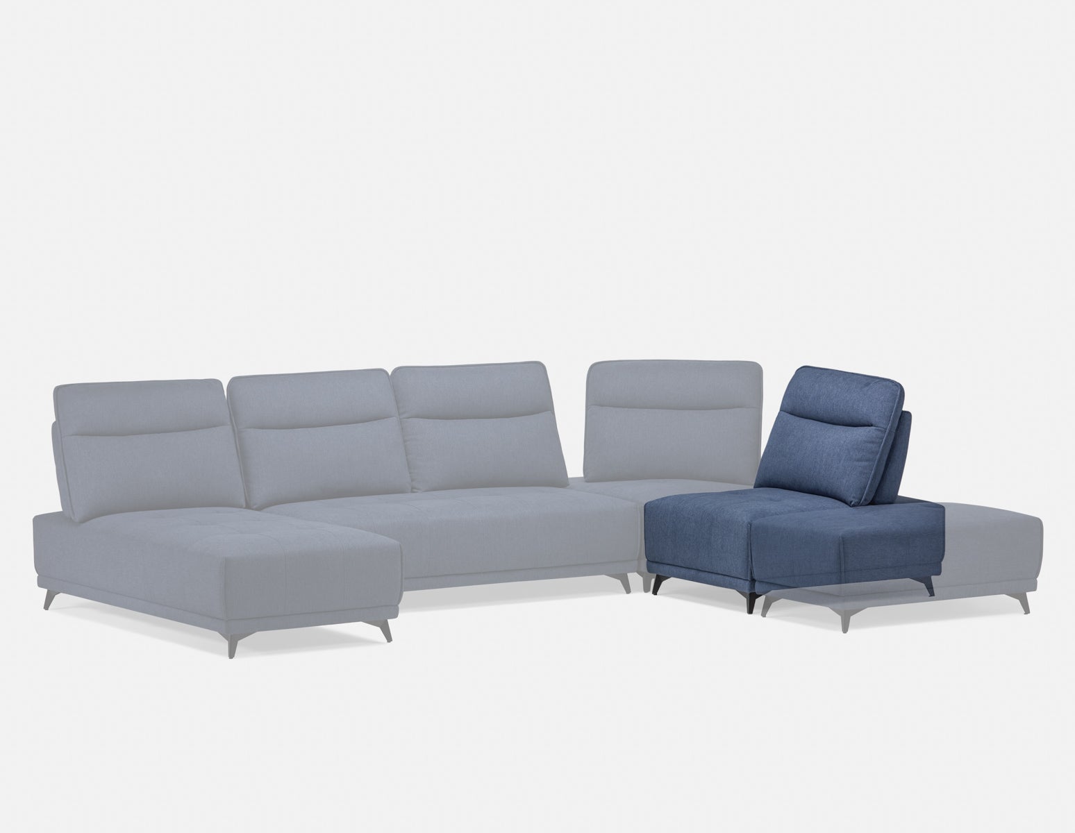 SIMON accent chair with adjustable backrest undefined