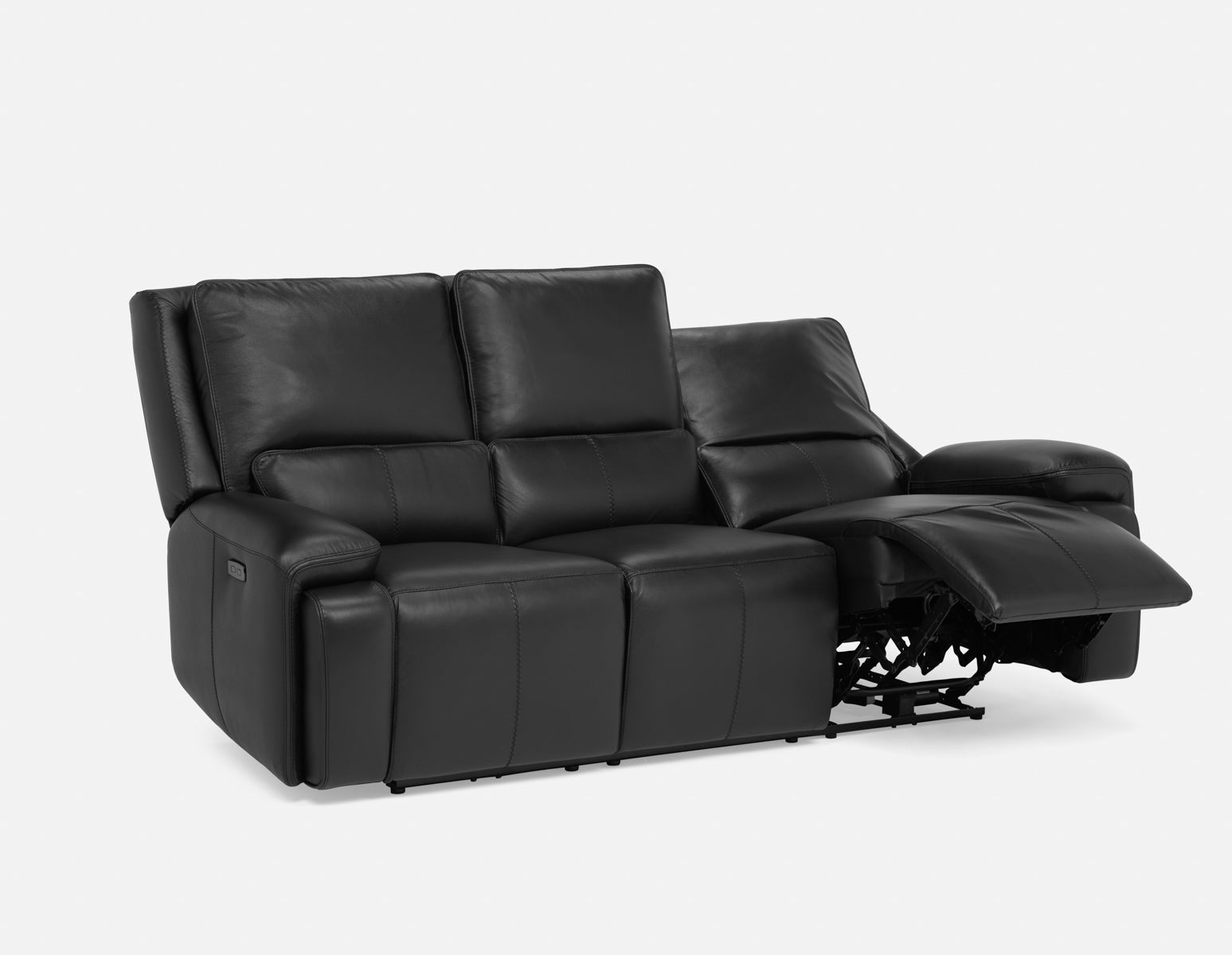 FAOUZI leather contemporary power recliner sofa undefined