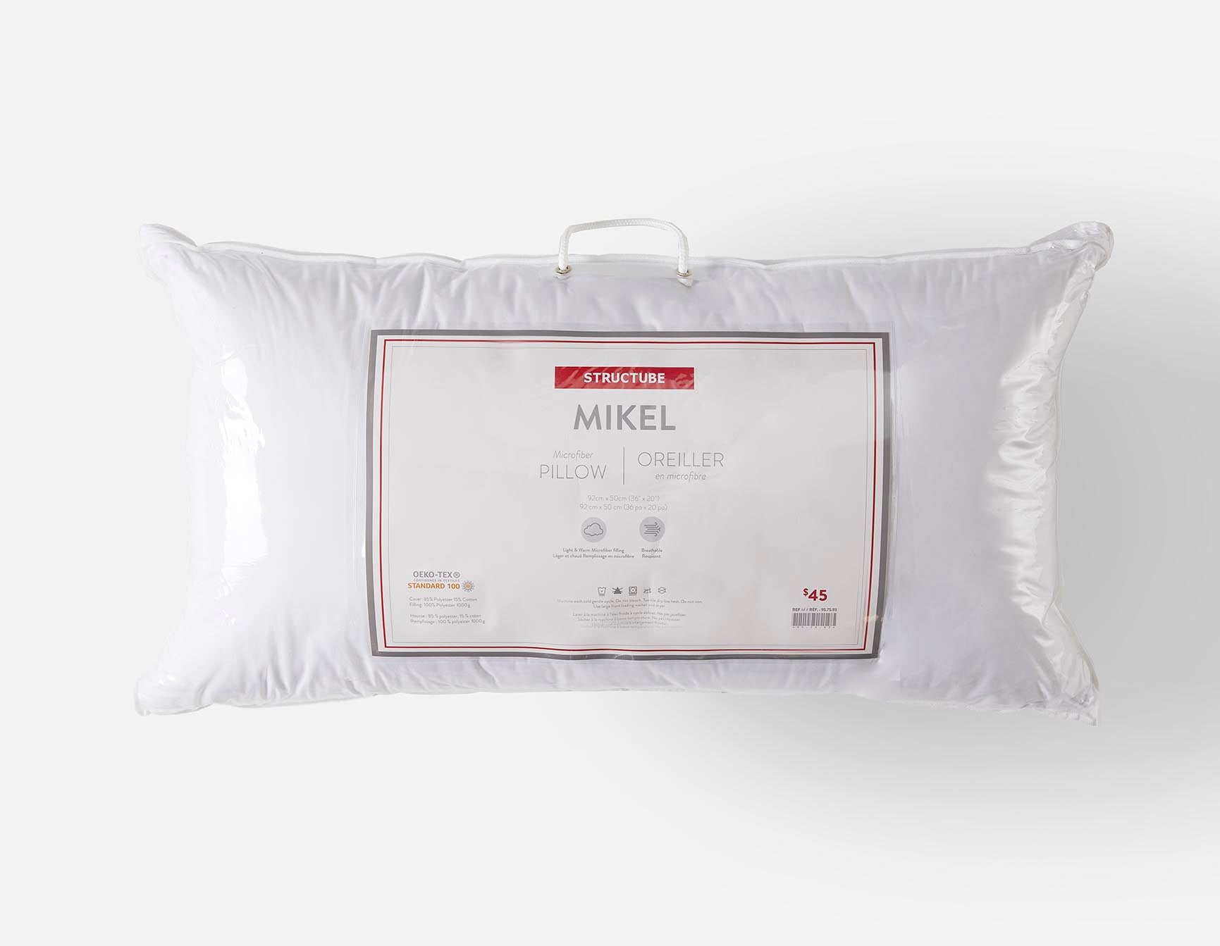 MIKEL oreiller 92 cm x 50 cm undefined