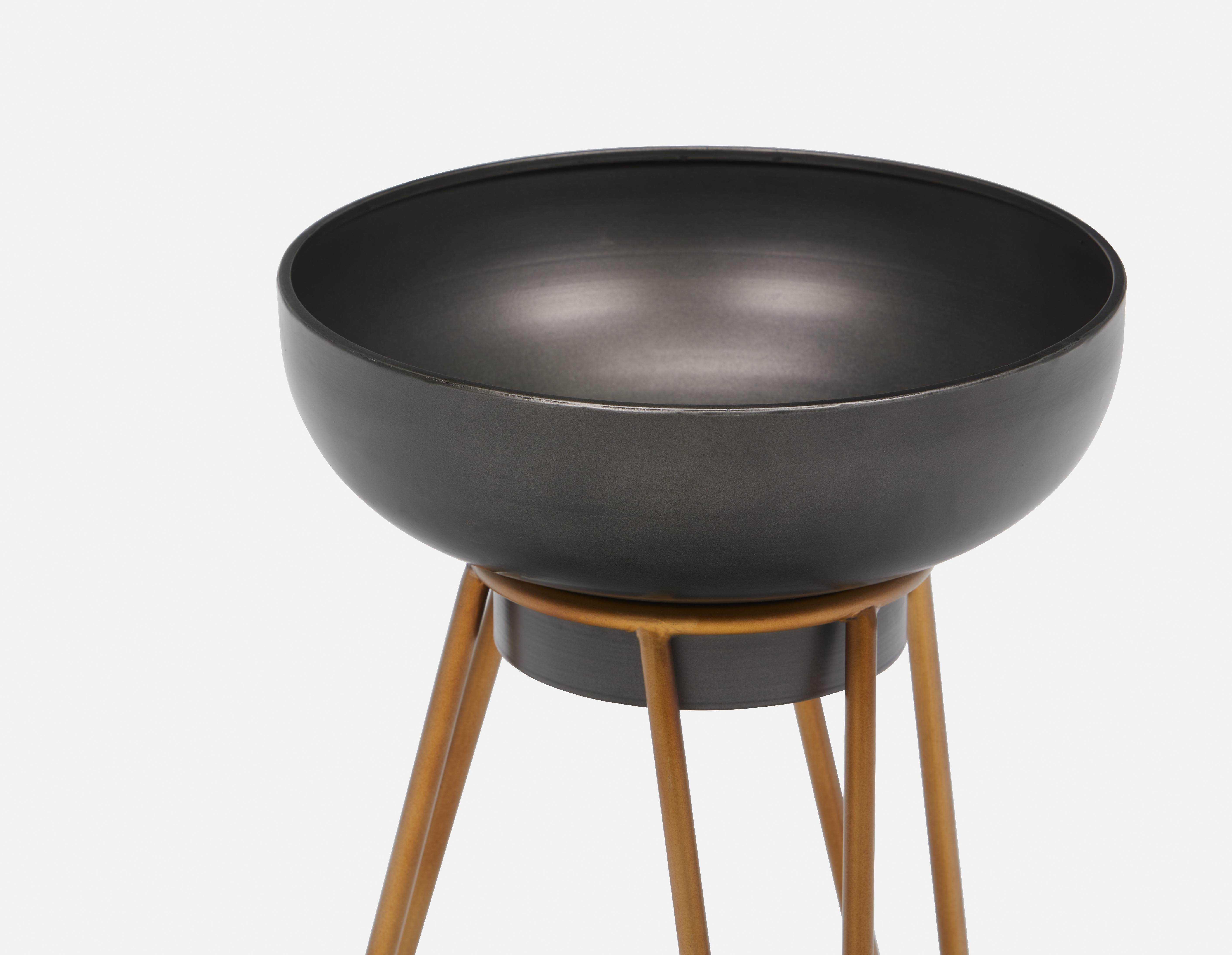 KUSHINA cache-pot en métal et support 50 cm undefined