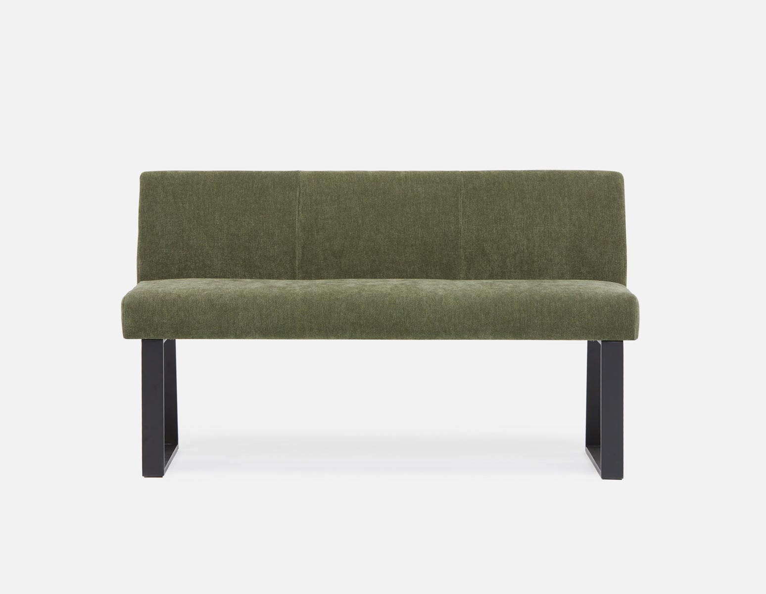 JASON industrial-modern dining bench with backrest undefined
