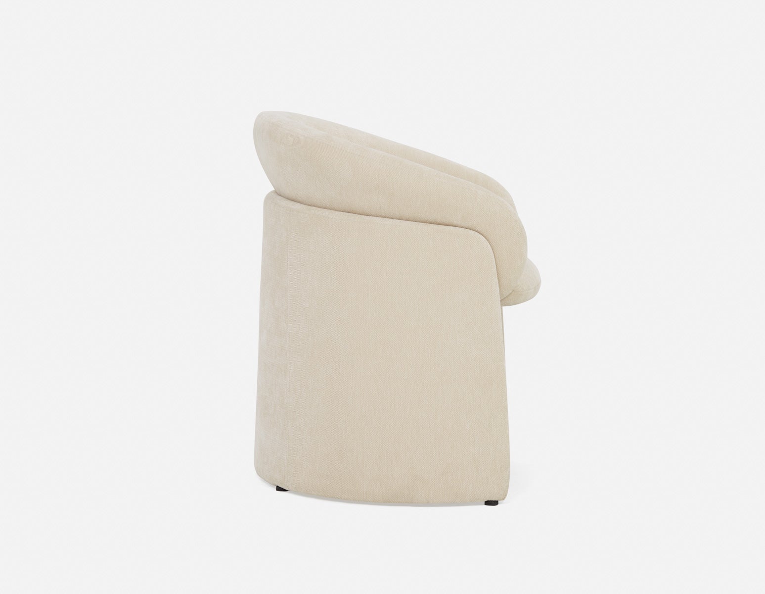 HANCHA modern accent chair with ottoman undefined