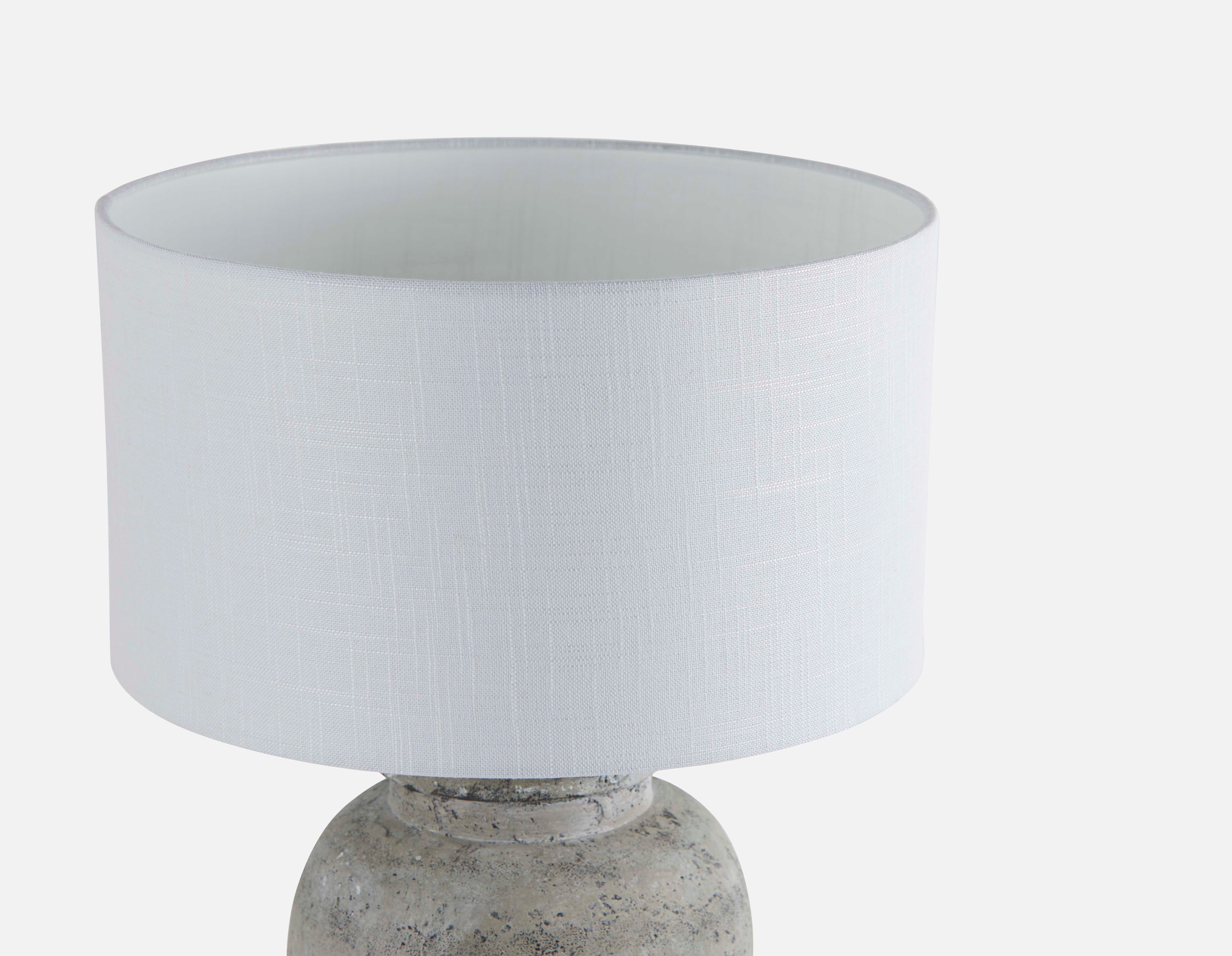 MISAKO cement base table lamp 60 cm height undefined