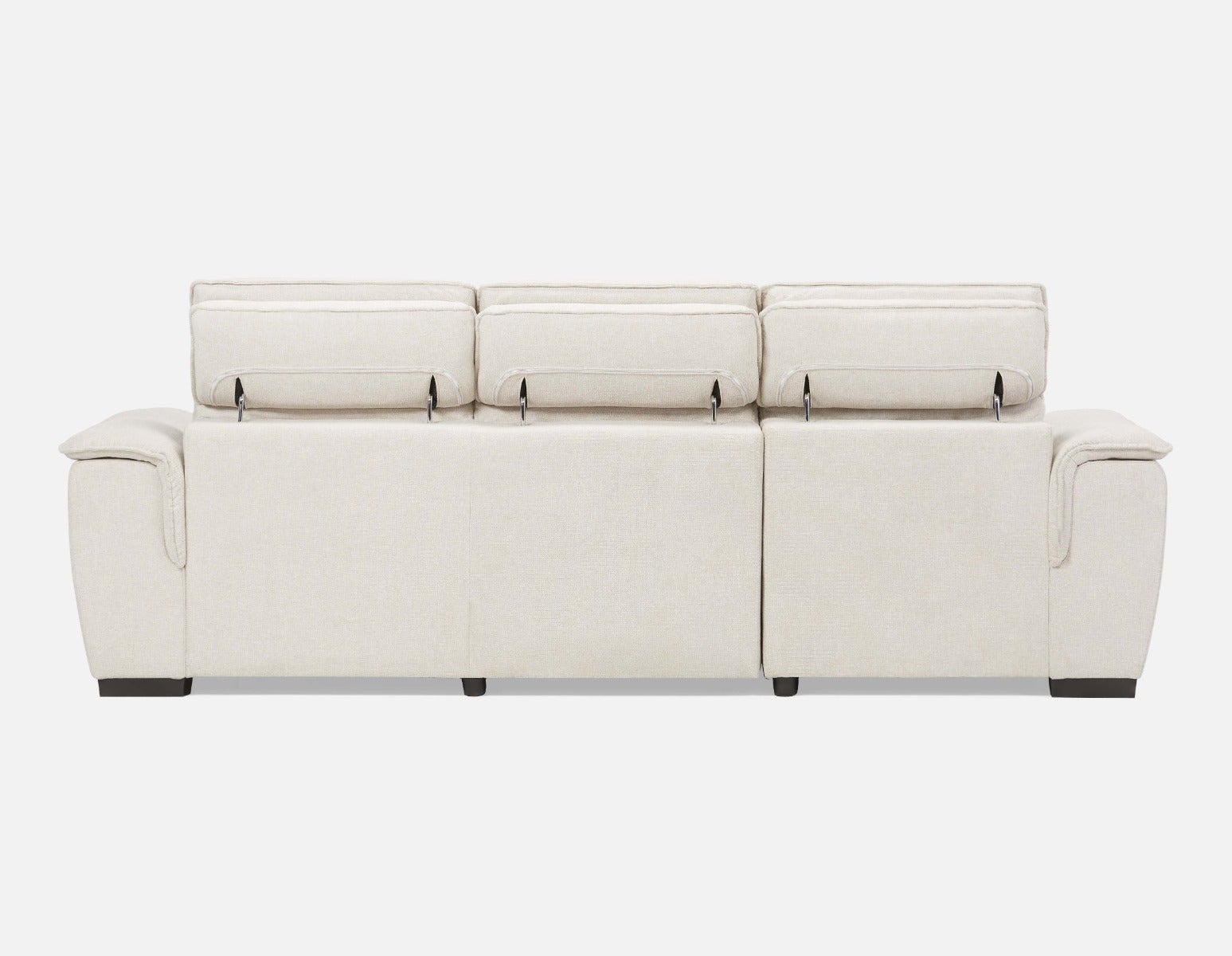 ODETTE contemporary left-facing sectional sofa-bed with storage undefined