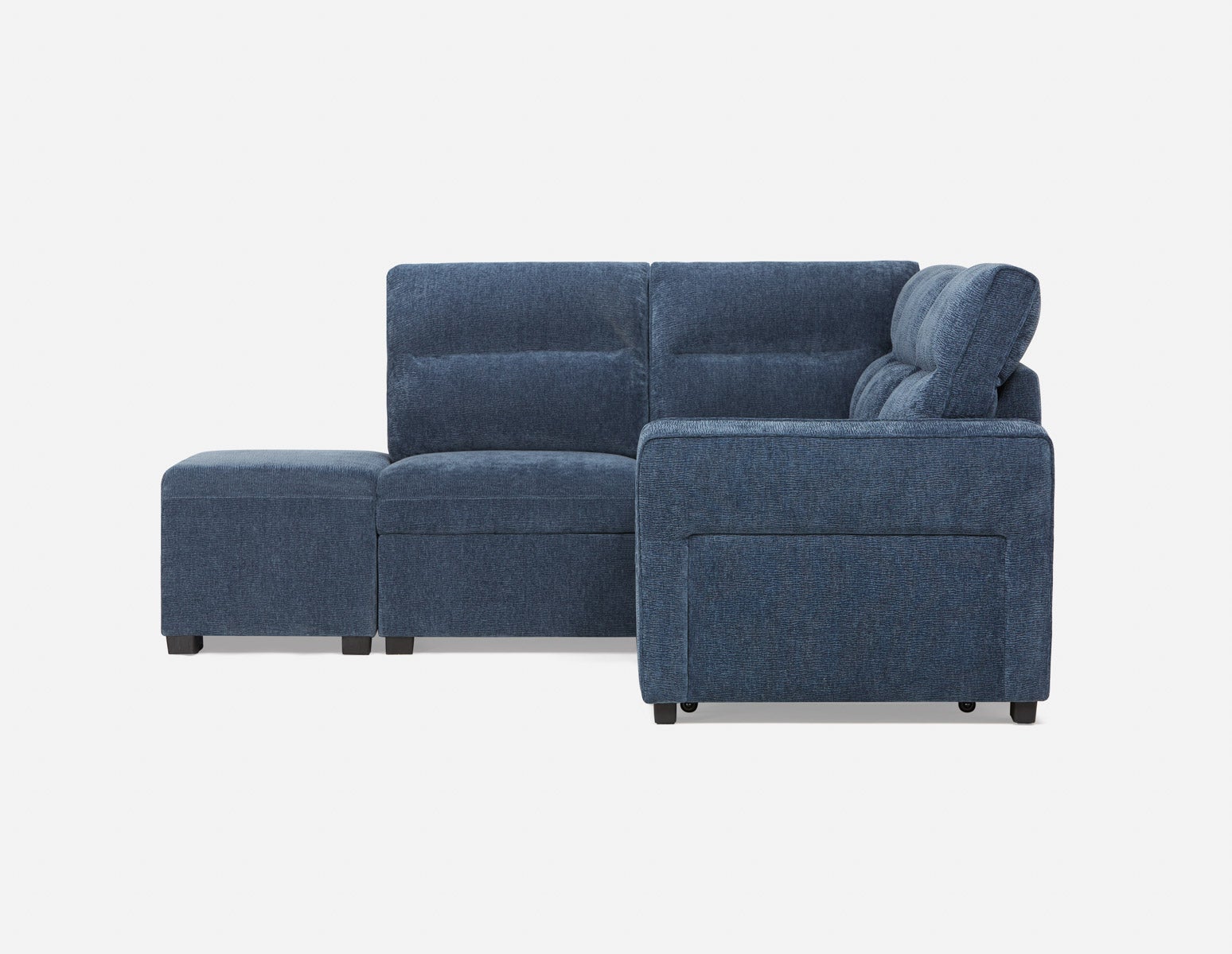 MINNESOTA left-facing sectional sofa-bed with storage undefined