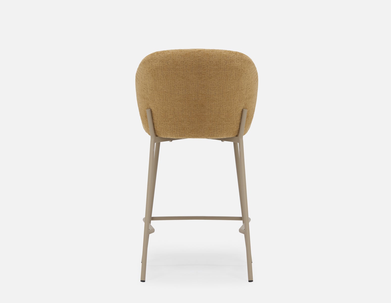ELODI contemporary counter stool with backrest 66cm undefined